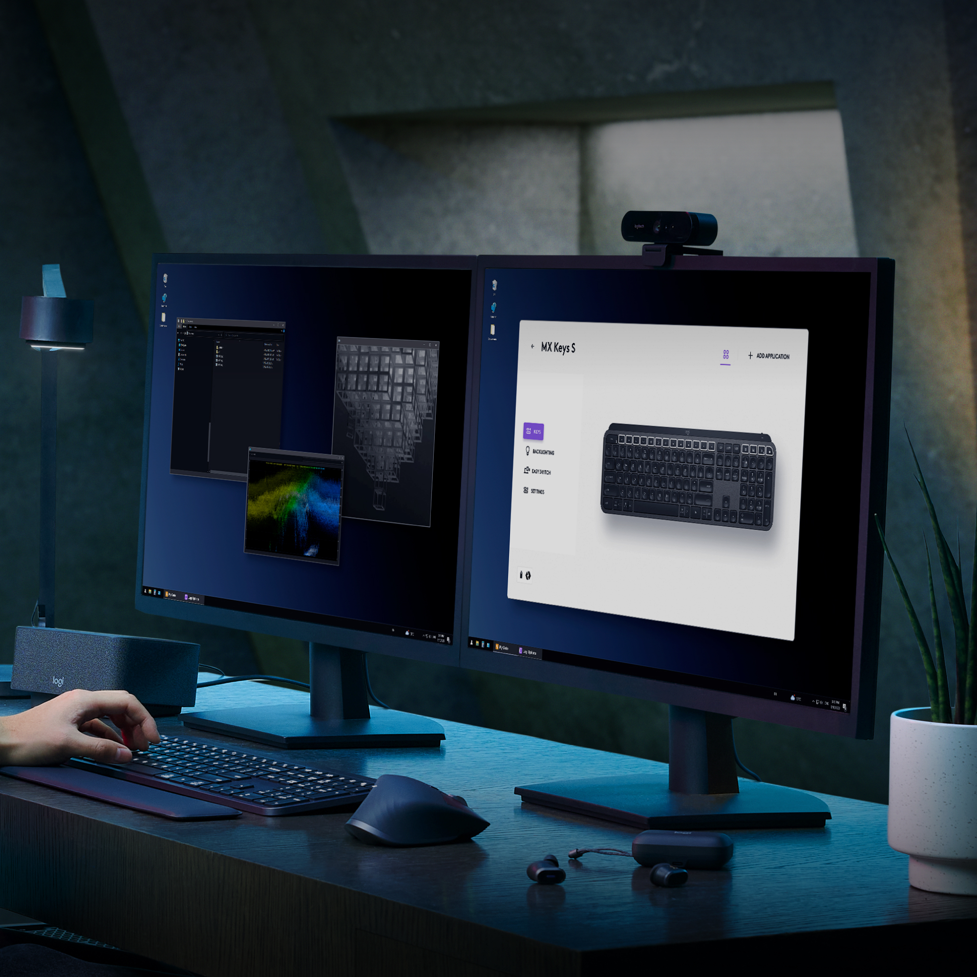Logitech MX Keys S - Tastatur - hinterleuchtet