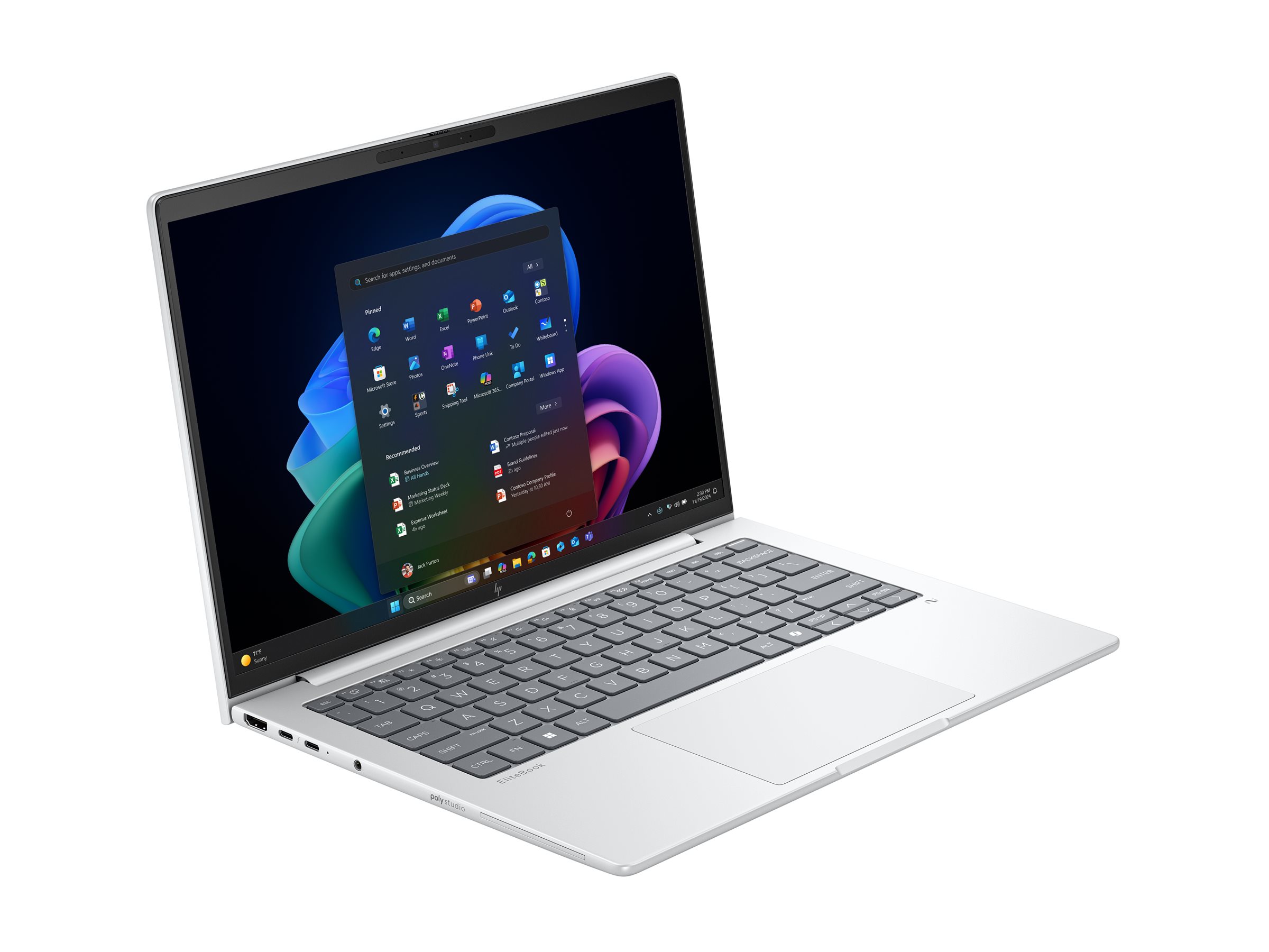 HP EliteBook 8 G1a 14, 14"WUXGA Sure View, AMD Ryzen™ AI 7 350, 64GB RAM, 1TB SSD, 5G, Win11 Pro