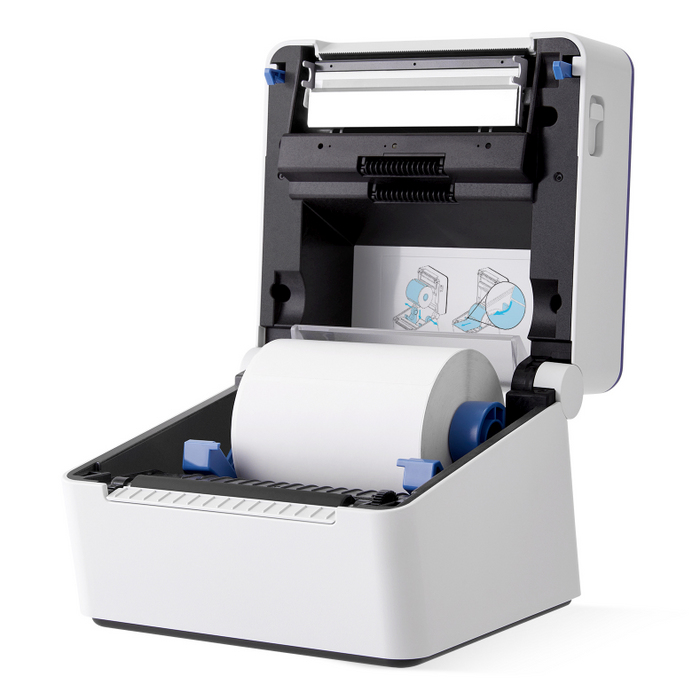 HP HPKE200, Thermodirekt, 203 x 203 DPI, 178 mm/sek, Kabelgebunden, Blau, Weiß