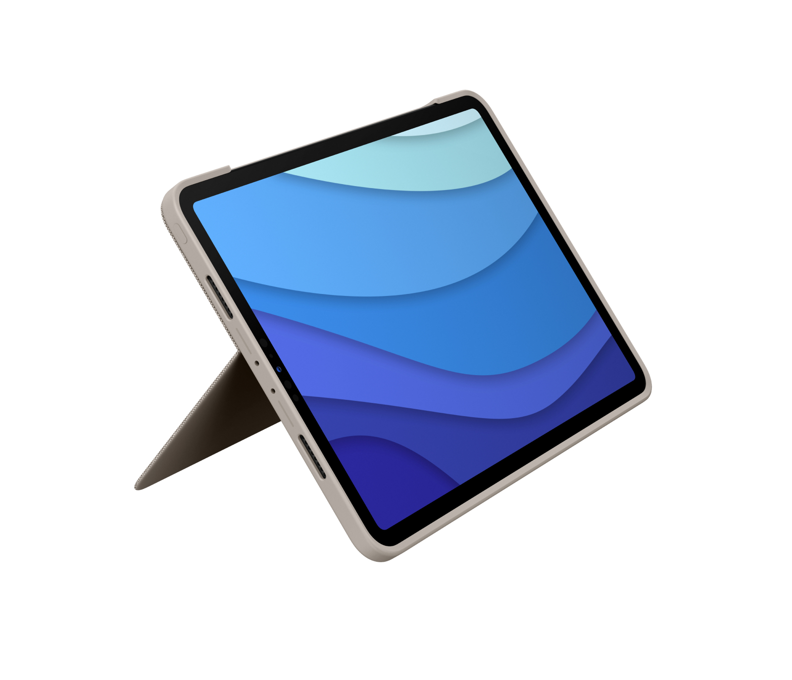 Logitech Combo Touch, KeyboardDock für Apple iPad Pro 11" 2020 / 2021, sand, DE