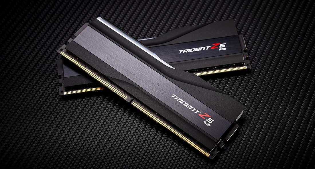G.Skill Trident Z5 RGB schwarz UDIMM 64GB Kit, DDR5-6000, CL28-36-36-96