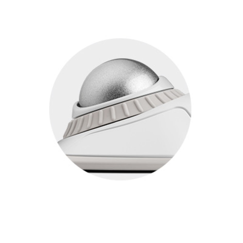 Kensington Orbit® Trackball mit Scroll Ring ? weiß, Beidhändig, Trackball, USB Typ-A, Weiß