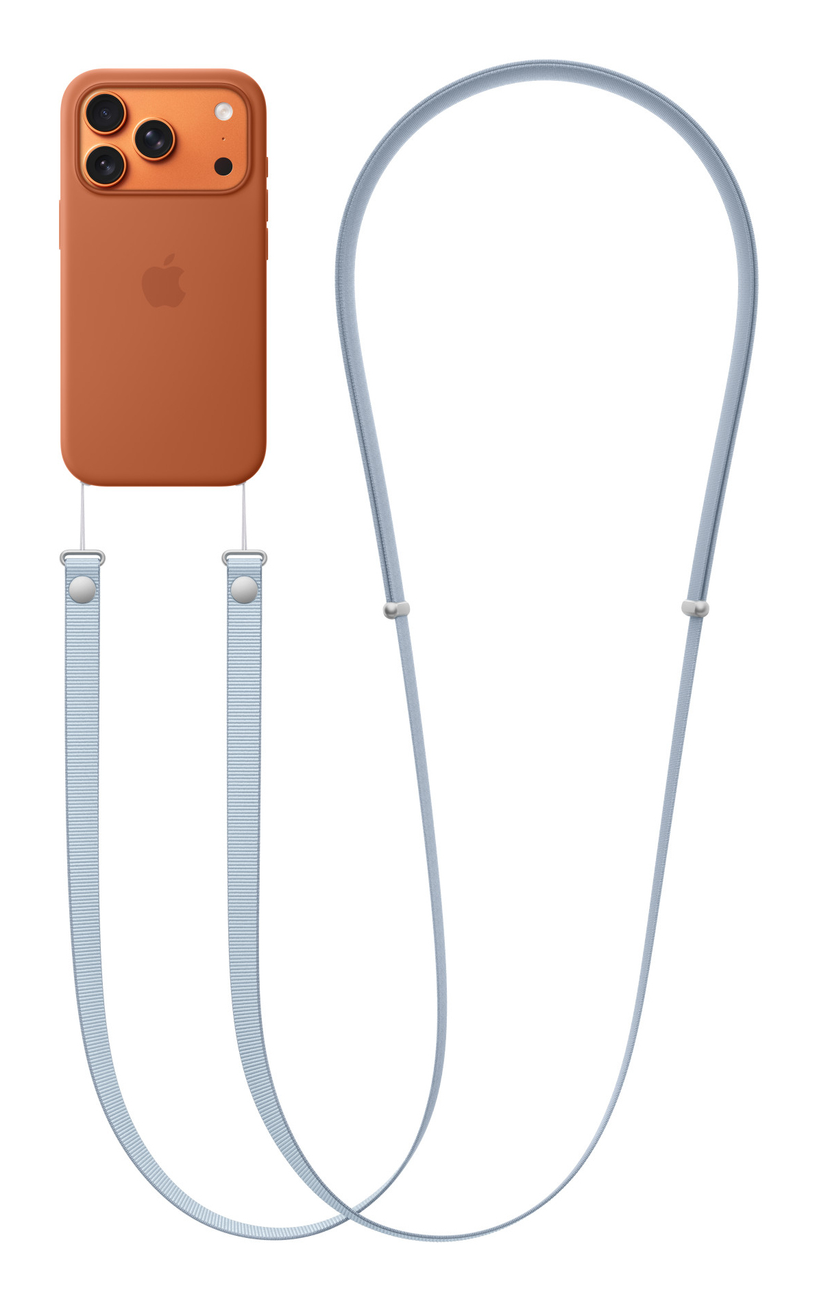 Apple Crossbody Strap Light Blue