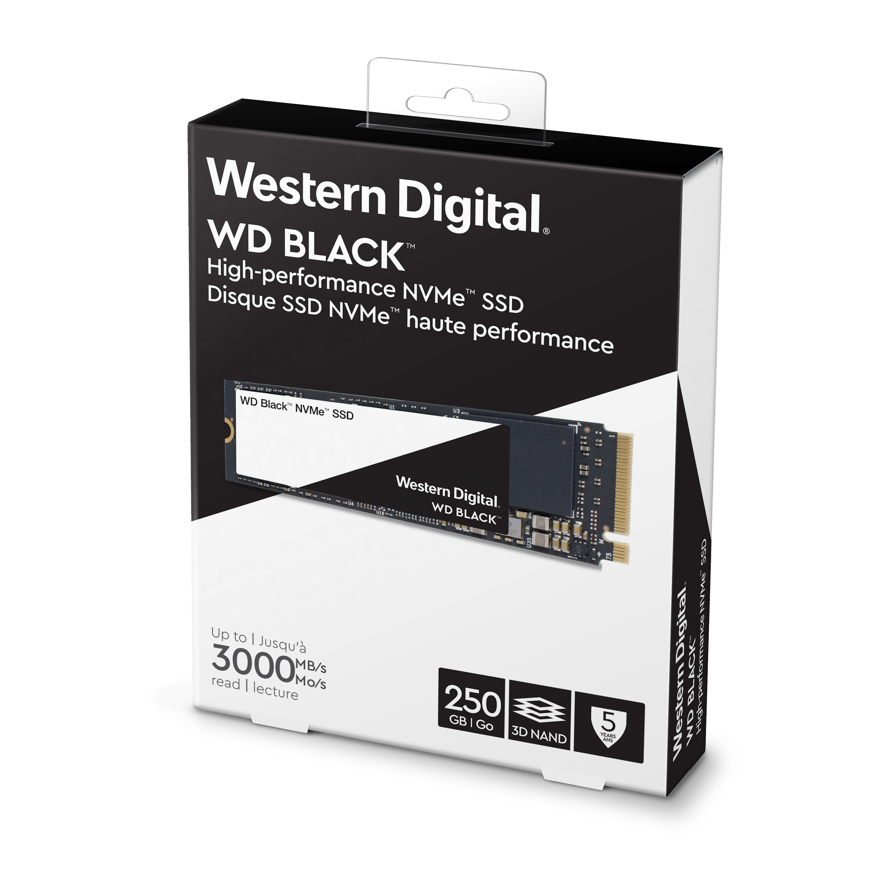 WD WDS500G2X0C, 500 GB, M.2, 3400 MB/s, 8 Gbit/s