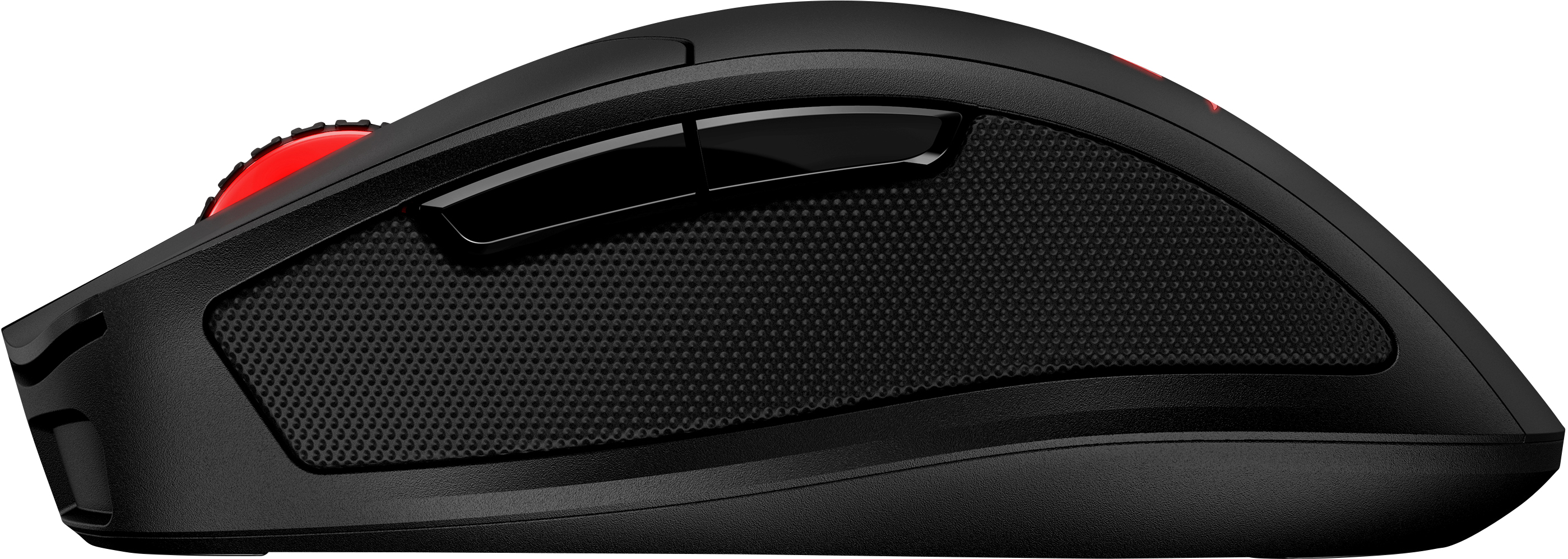 HP HyperX Pulsefire Dart ? Wireless-Gaming-Maus (schwarz), rechts, Optisch, RF Wireless, 16000 DPI,