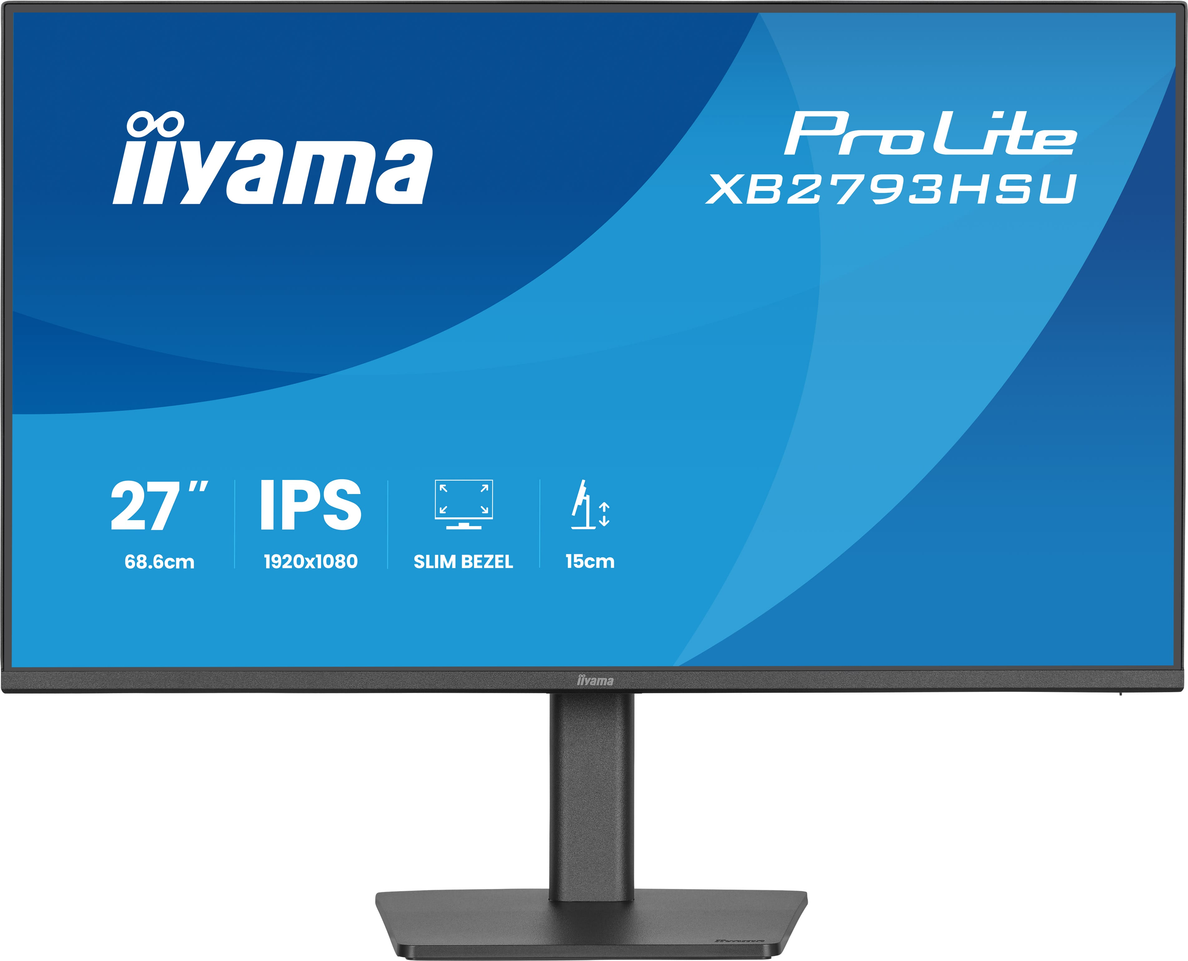 iiyama ProLite XB2793HSU-B1 Monitor 68.6cm (27") Full HD, IPS, 1ms, HDMI, Displayport