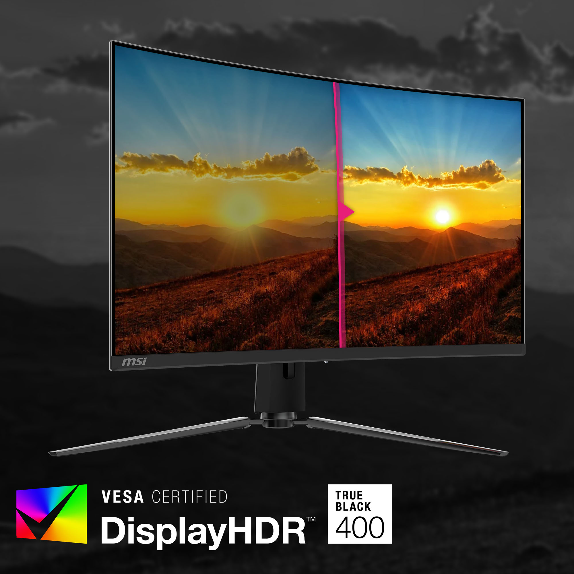 MSI MPG 321CURXDE QD-OLED, 31.5" 4K UHD OLED, 240Hz, 0,03ms, 1x DP, 2x HDMI, 1x USB-C (m. DP)