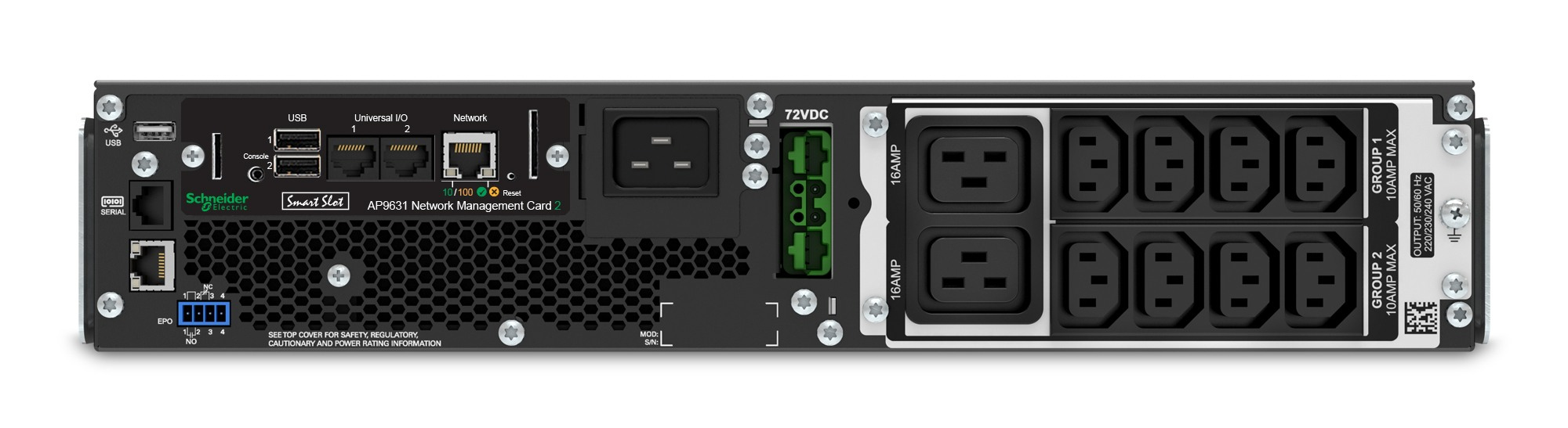 APC Smart-UPS SRT 2200VA RM - USV (in Rack montierbar/extern)