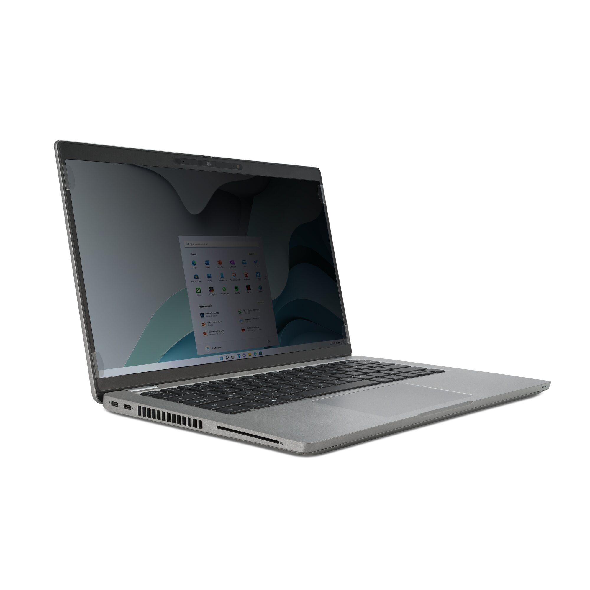 Kensington EQ - Blickschutzfilter für Notebook - 2-Wege - abnehmbar - Kleber, Scharnierlaschen - 33.