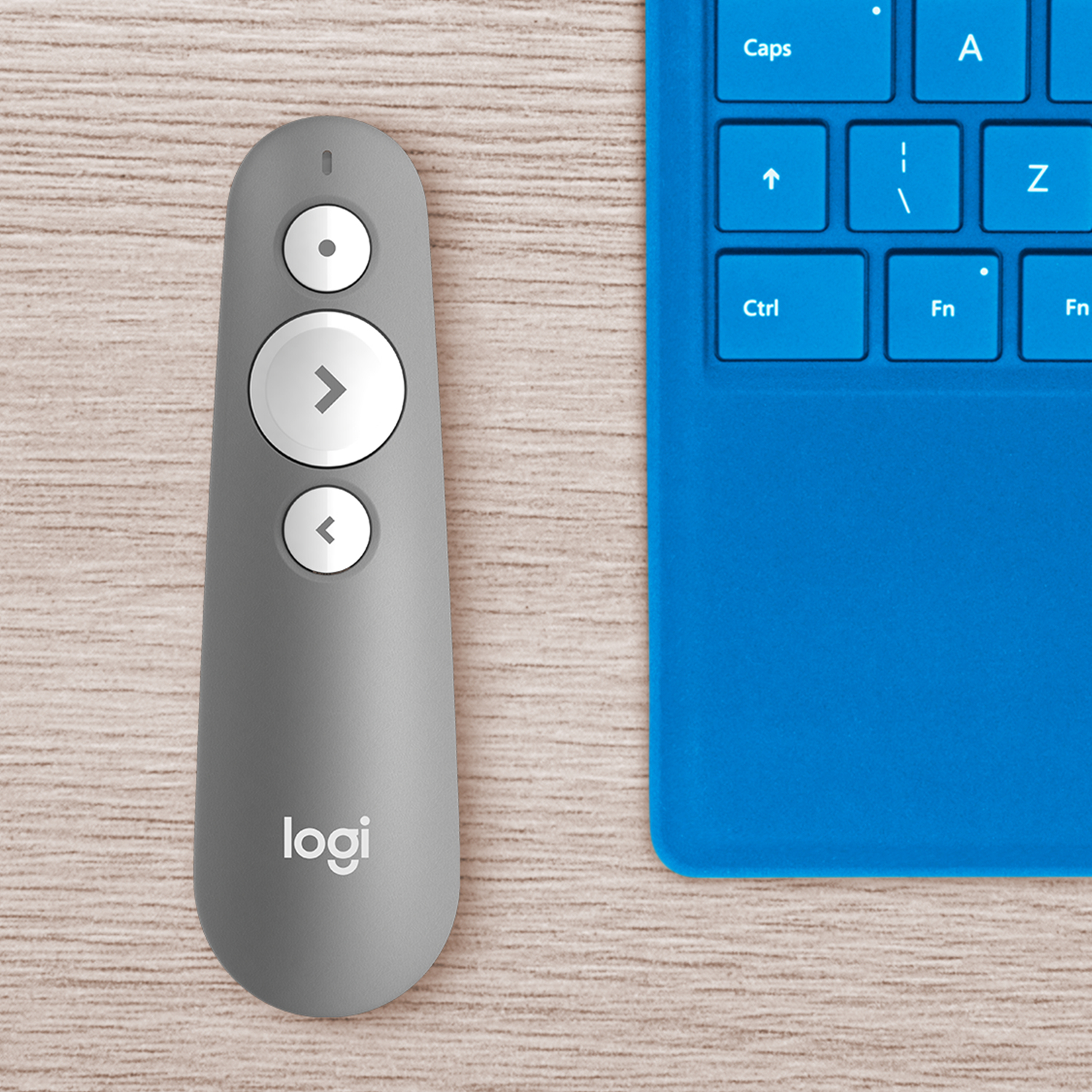 Logitech R500 Laser Presentation Remote, Bluetooth/RF, USB, 20 m, Grau