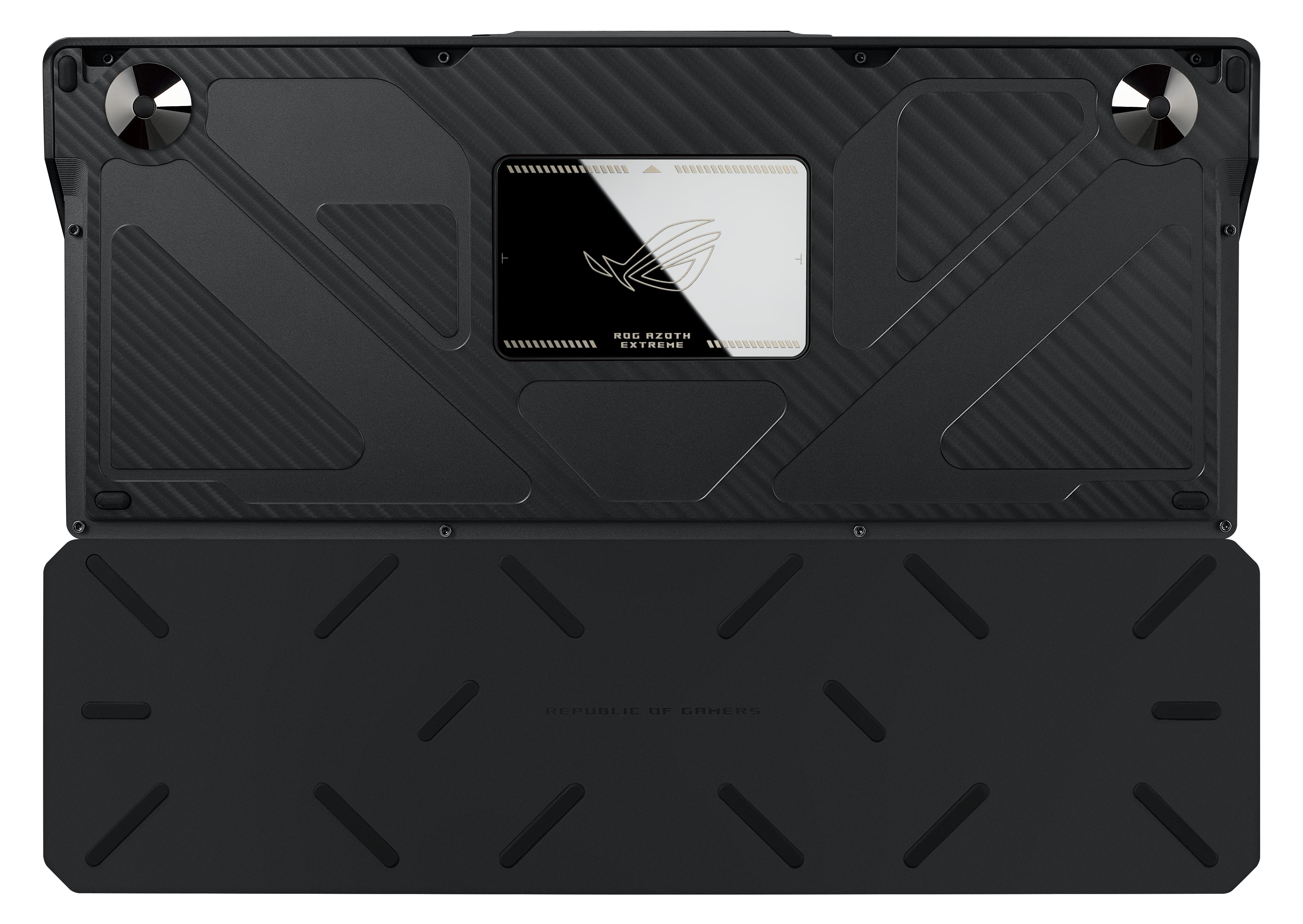 ASUS ROG Azoth Extreme - Tastatur - 75% - mit OLED-Display - hintergrundbeleuchtet - kabellos - 2.4