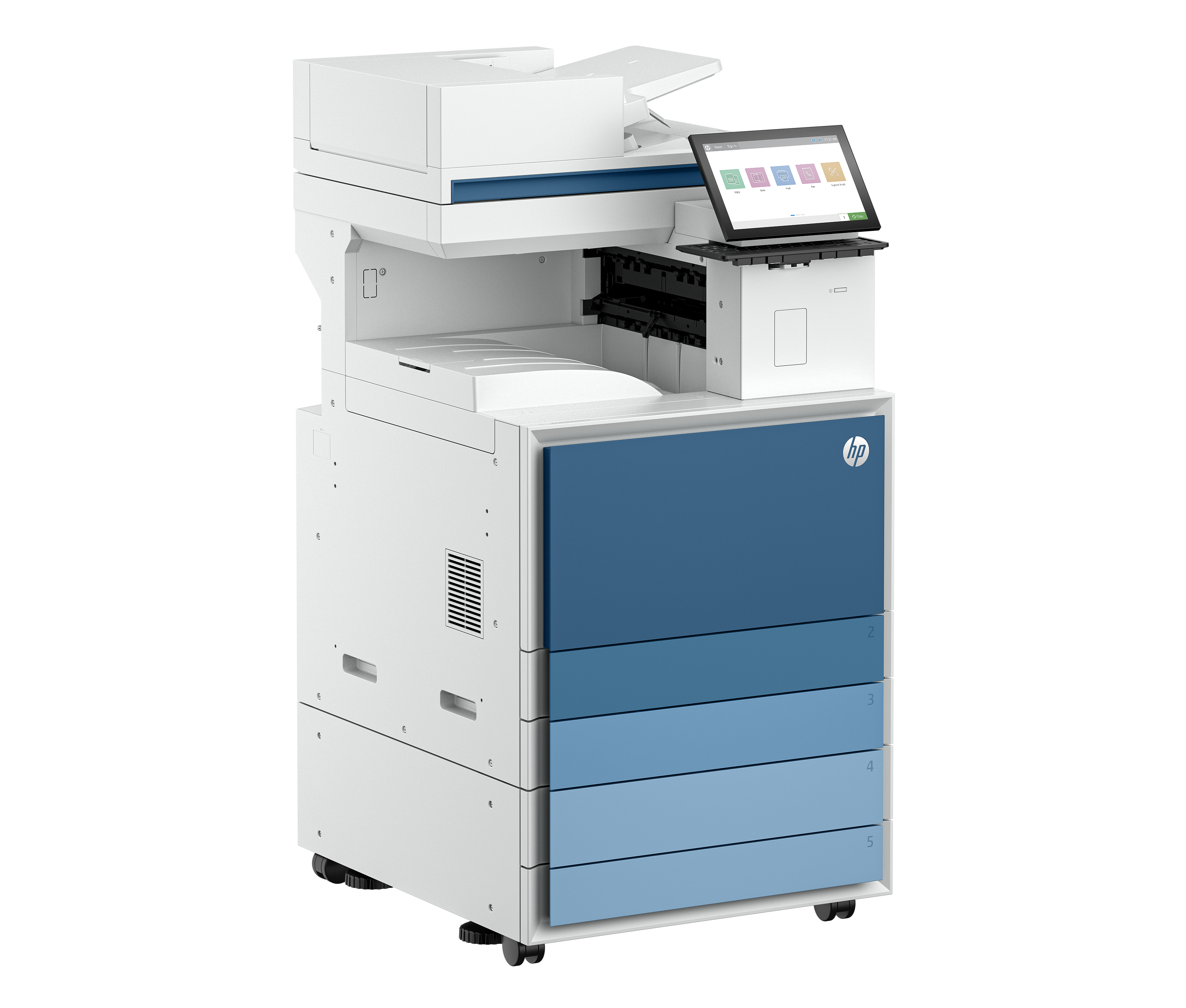 HP LaserJet Enterprise Flow mfp 8601z - Multifunktionsdrucker - s/w - Laser - A3 (297 x 420 mm)