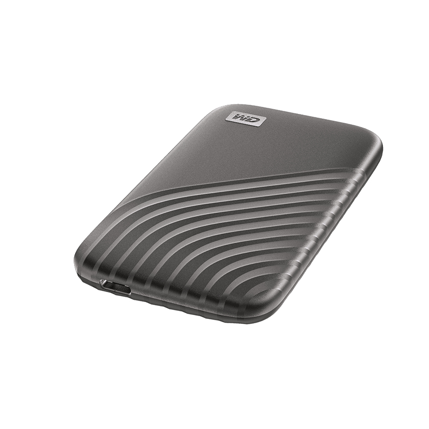 Western Digital WD My Passport SSD grau 2TB, USB-C 3.1