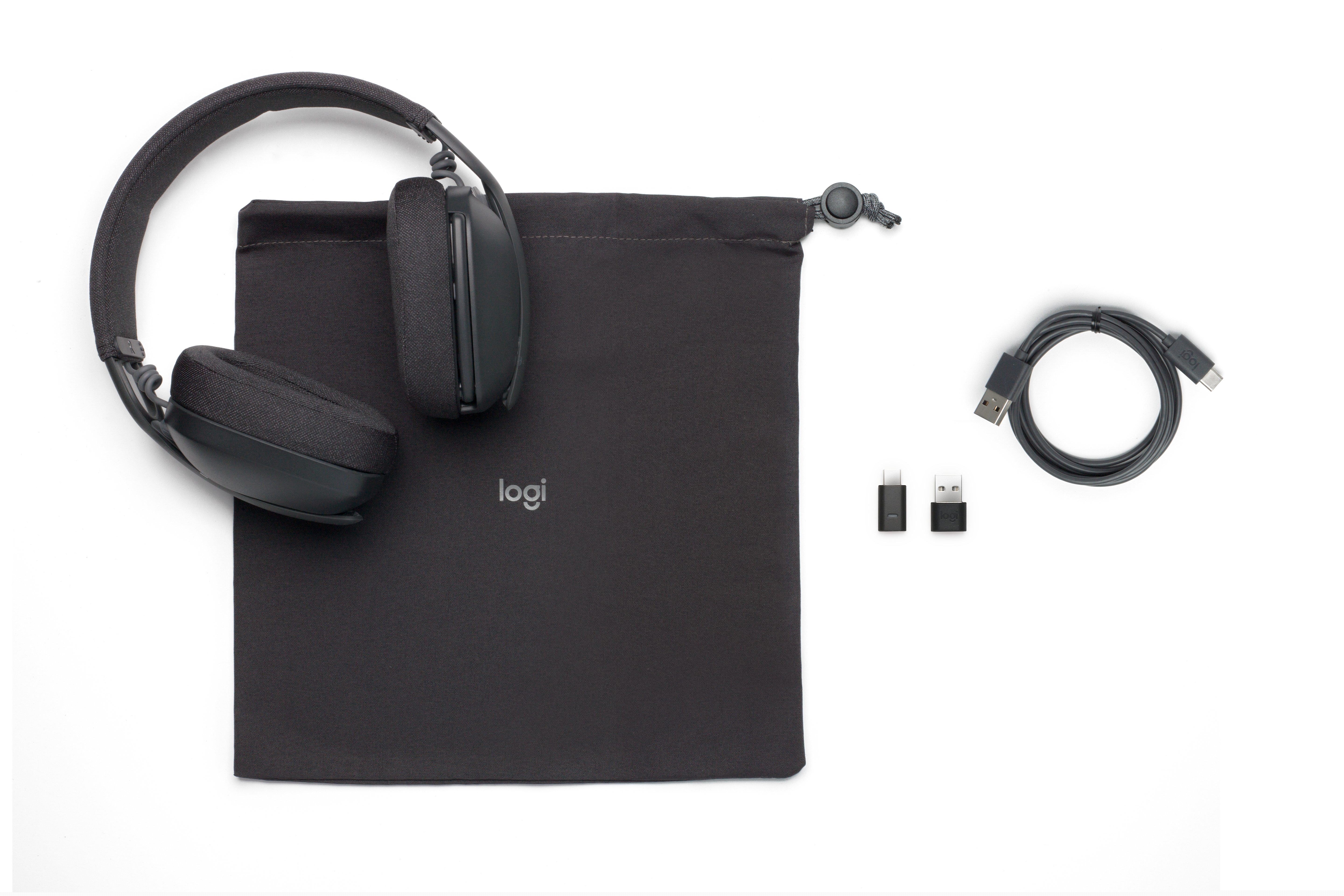 Logitech Zone Vibe Wireless UC, Kabellos, Anrufe/Musik, 185 g, Kopfhörer, Graphit