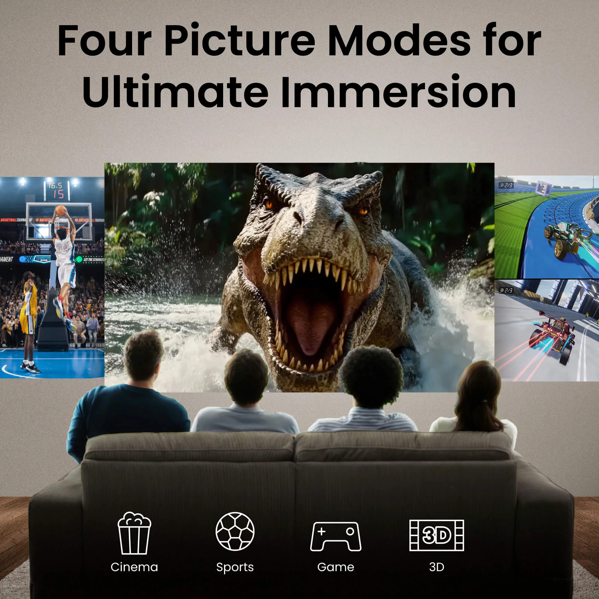BenQ TH575i - DLP-Projektor - tragbar - 3D - 3800 ANSI-Lumen - Full HD (1920 x 1080)