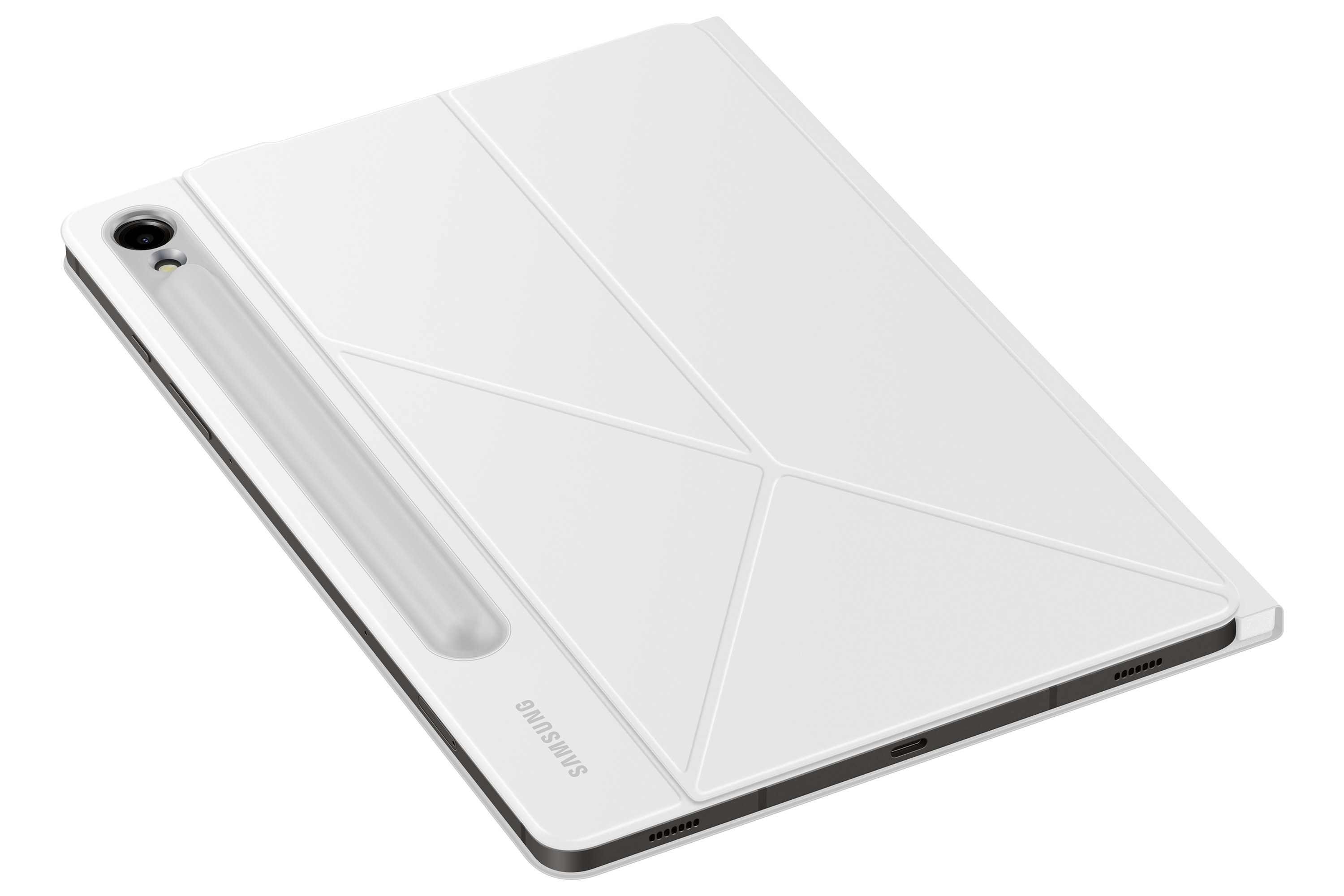 Samsung EF-BX710 - Flip-Hülle für Tablet - weiß