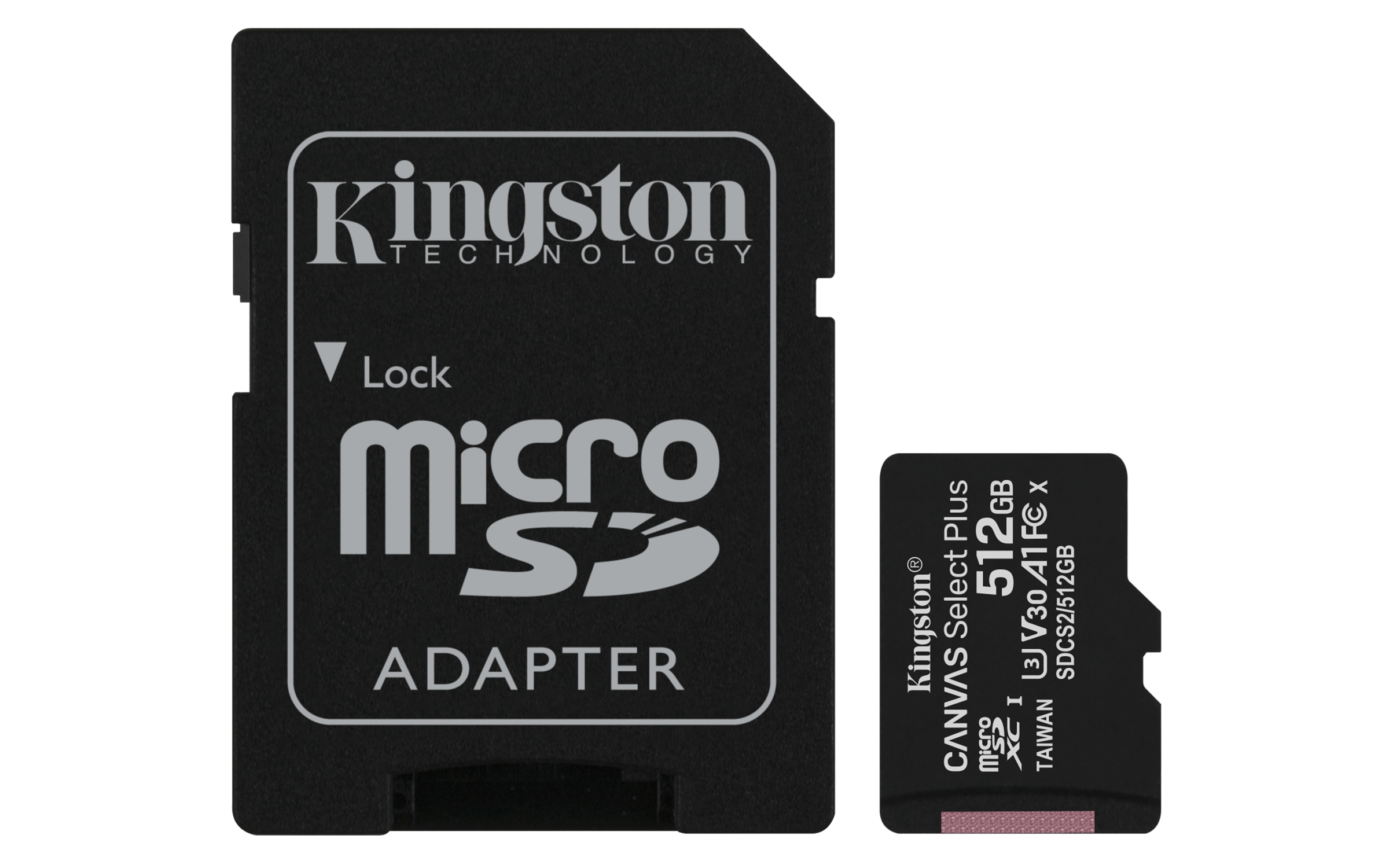Kingston Canvas Select Plus - Flash-Speicherkarte (microSDXC-an-SD-Adapter inbegriffen)