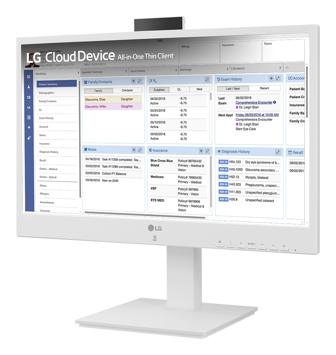 LG All-in-One 24" 24CR670N-6P Intel Celeron - All-in-One mit Monitor - Celeron