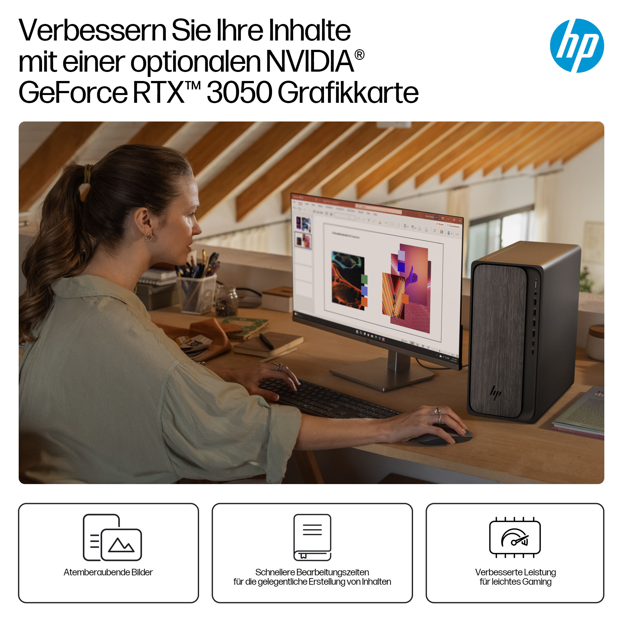 HP OmniDesk M02-0053ng - Tower - Ryzen 5 8500G