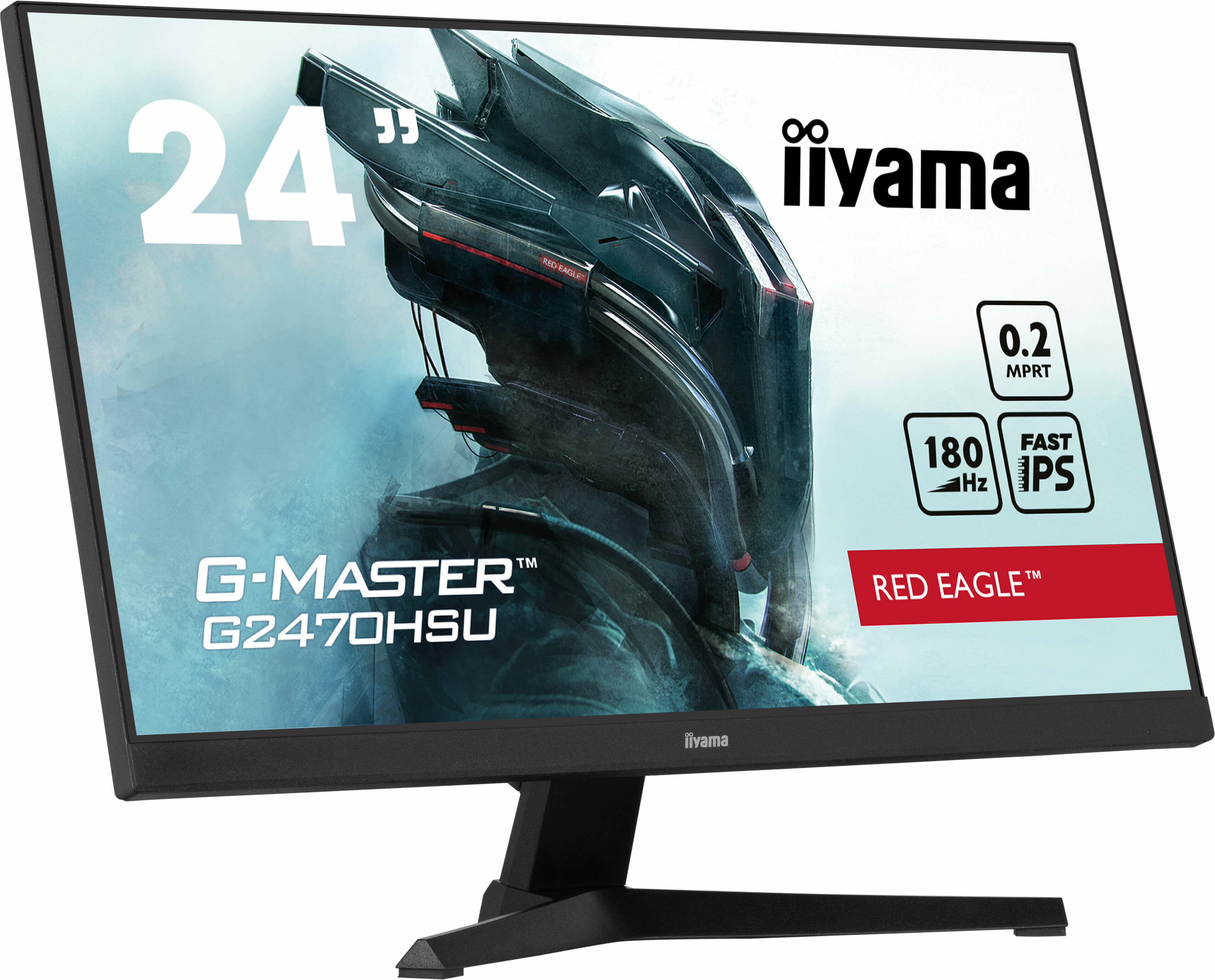 Iiyama G-MASTER Red Eagle G2470HSU-B6 - LED-Monitor - Gaming - 61 cm (24")