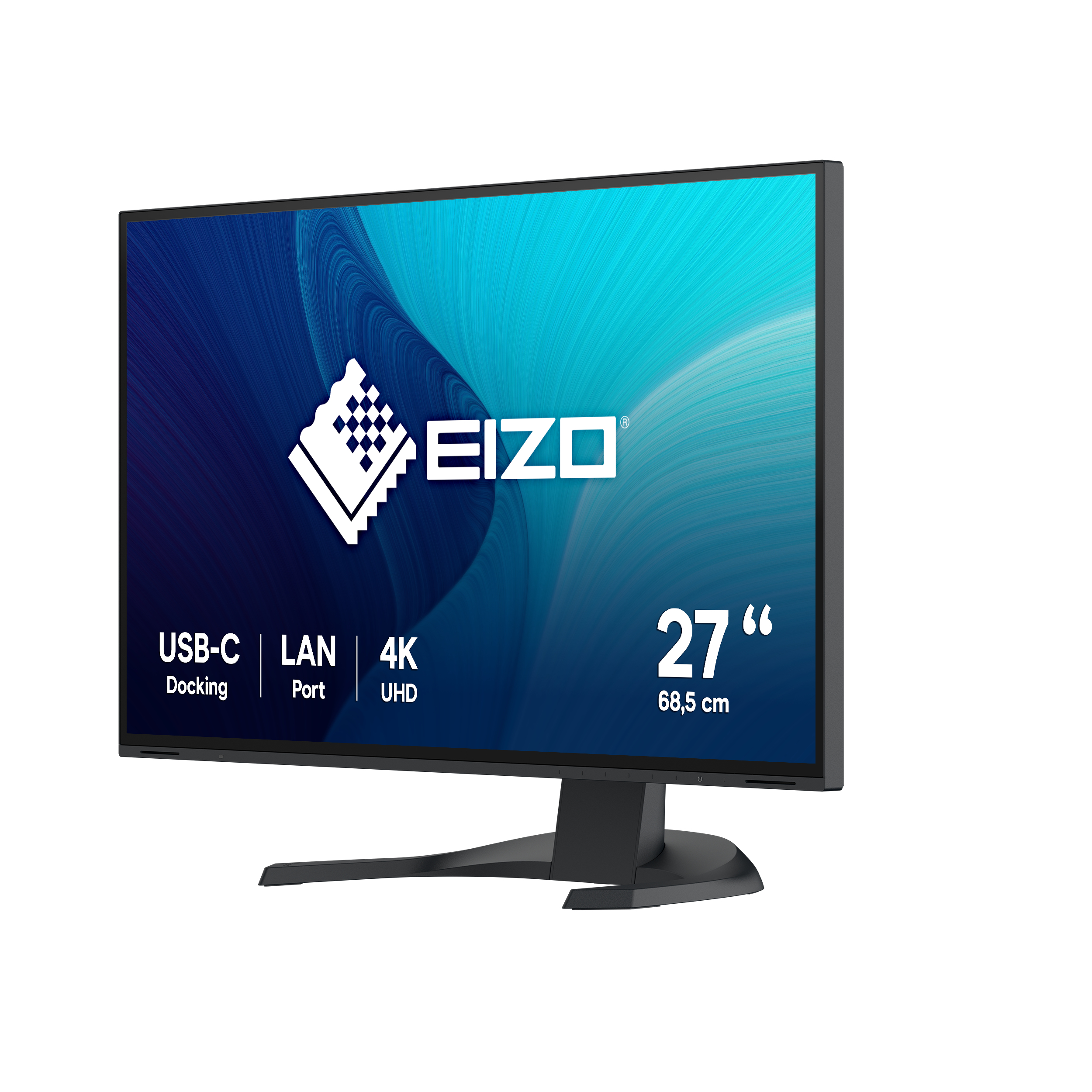 EIZO FlexScan EV2740X Monitor 68.5cm (27") 4K UHD, IPS, 5ms, HDMI, Displayport, USB-C, Lautsprecher