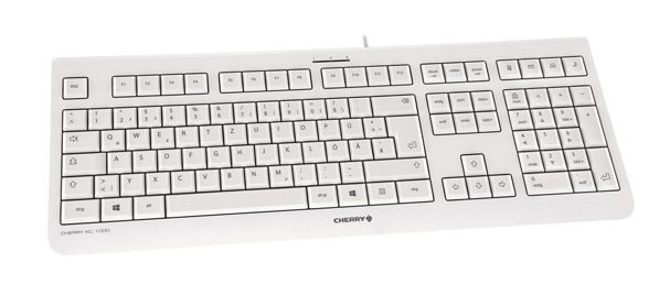 Cherry KC 1000 - Tastatur - Spanisch - Hellgrau