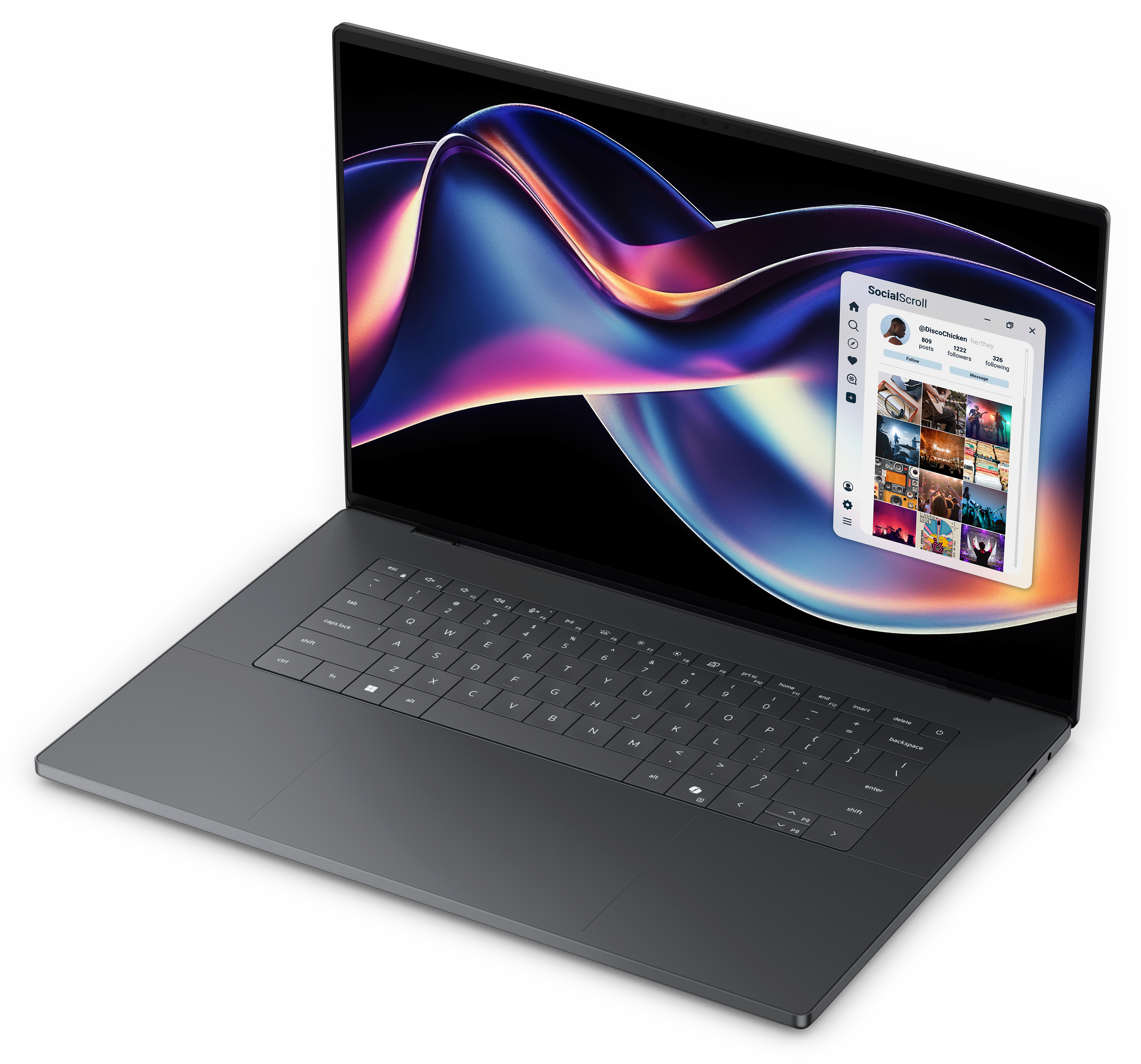 Dell XPS DA16260, Intel Core Ultra X7, 40,6 cm (16"), 3200 x 2000 Pixel, 32 GB, 1 TB, Windows 11 Hom