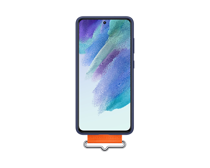 Samsung EF-GG990TNEGWW, Griffigkeit, Navy, Orange, Silikon, Samsung, Galaxy S21 FE