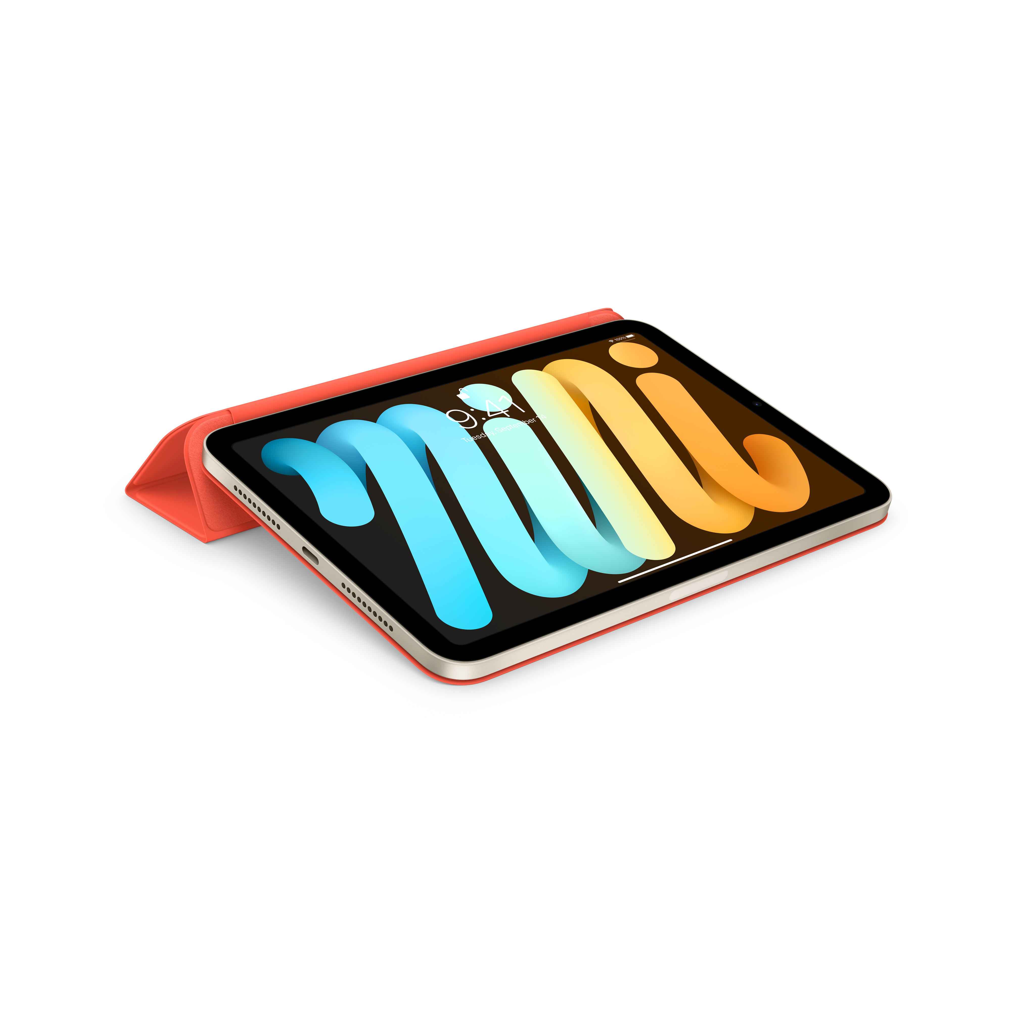 Apple Smart - Flip-Hülle für Tablet - Electric Orange - für iPad mini (6. Generation)