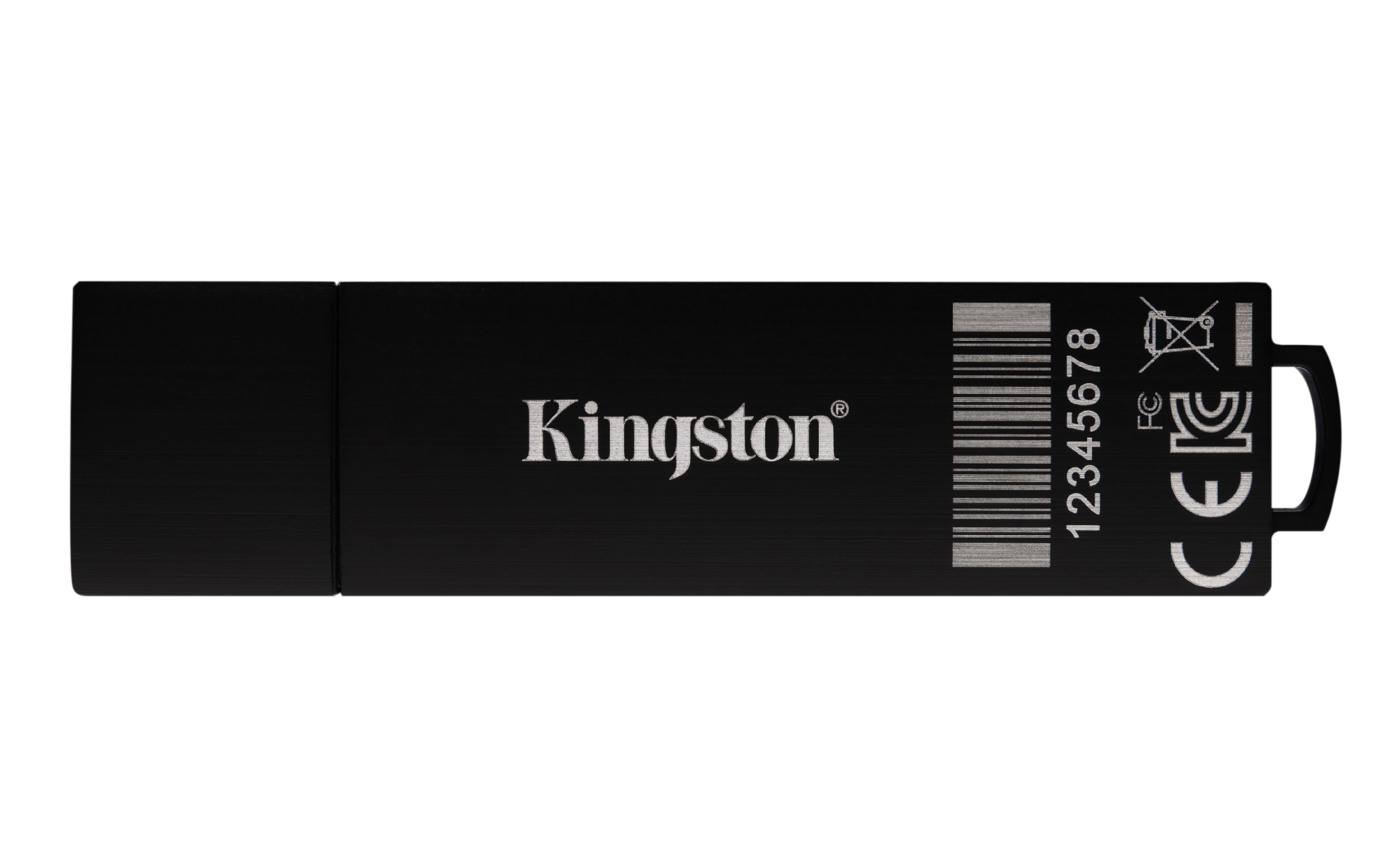 Kingston IronKey D300 - 8 GB - USB Typ-A - 3.2 Gen 1 (3.1 Gen 1) - 165 MB/s - Kappe - Schwarz
