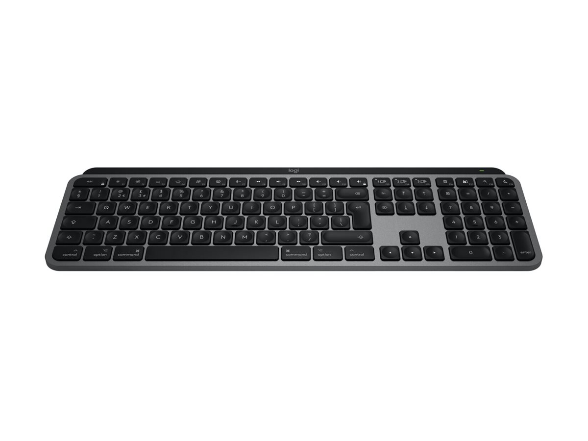 Logitech Master Series MX Keys S for Mac - Tastatur - full size - hinterleuchtet - kabellos - Blueto