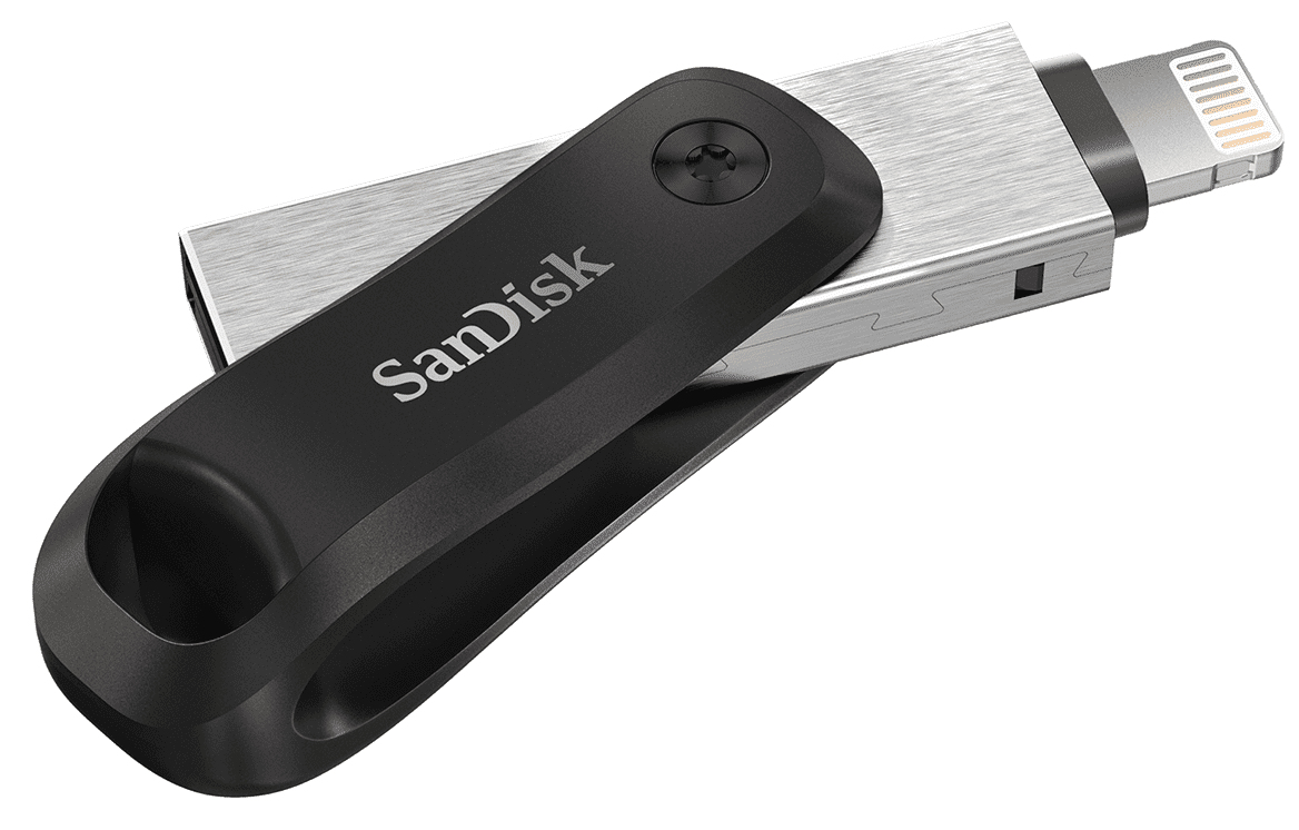 SanDisk iXpand Go - USB-Flash-Laufwerk - 64 GB - USB 3.0 / Lightning - für Apple iPad/iPhone (Lightn