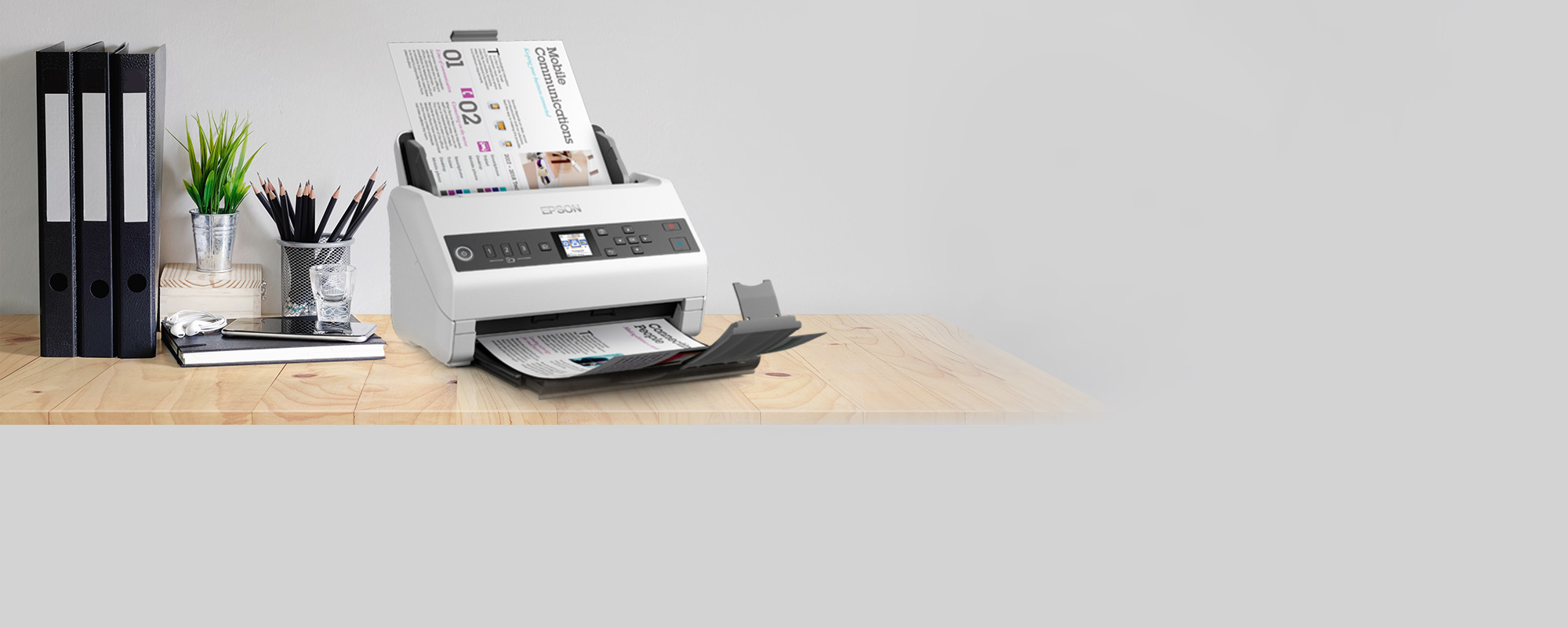 Epson WorkForce DS-730N - Dokumentenscanner - Kontaktbildsensor (CIS)