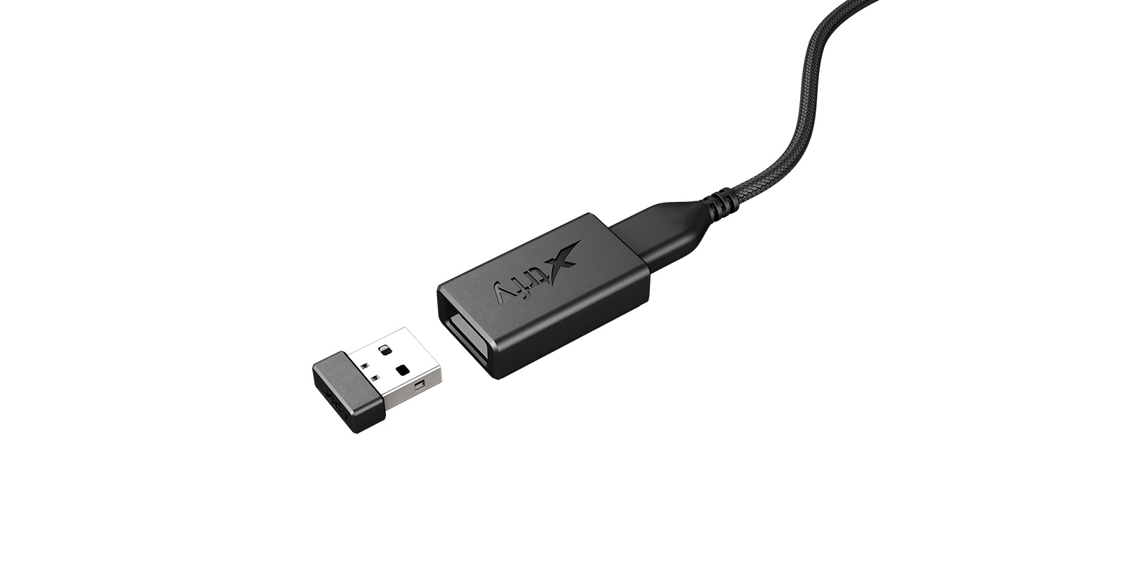 Cherry Xtrfy M42 - Maus - optisch - kabellos - 2.4 GHz - kabelloser Empfänger (USB)