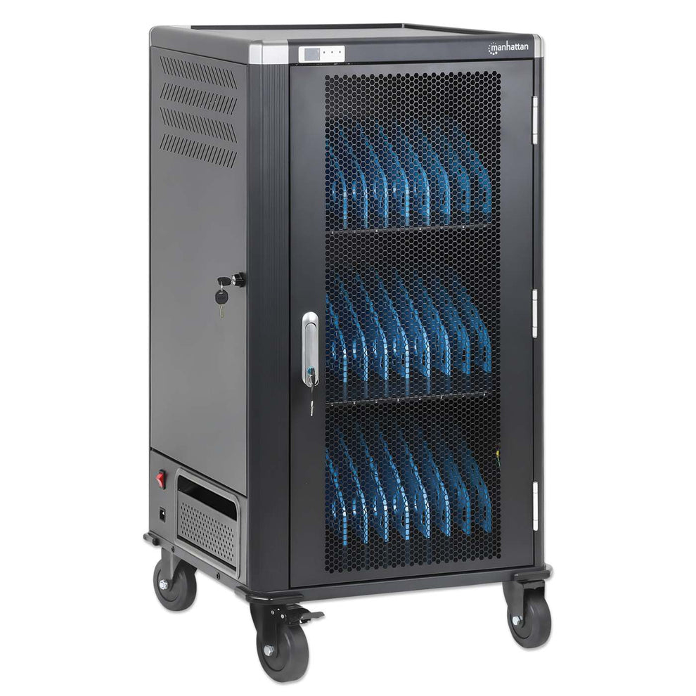 Manhattan Wagen (laden und sichern) - für 30 notebooks / Chromebooks / tablets - charging via intern