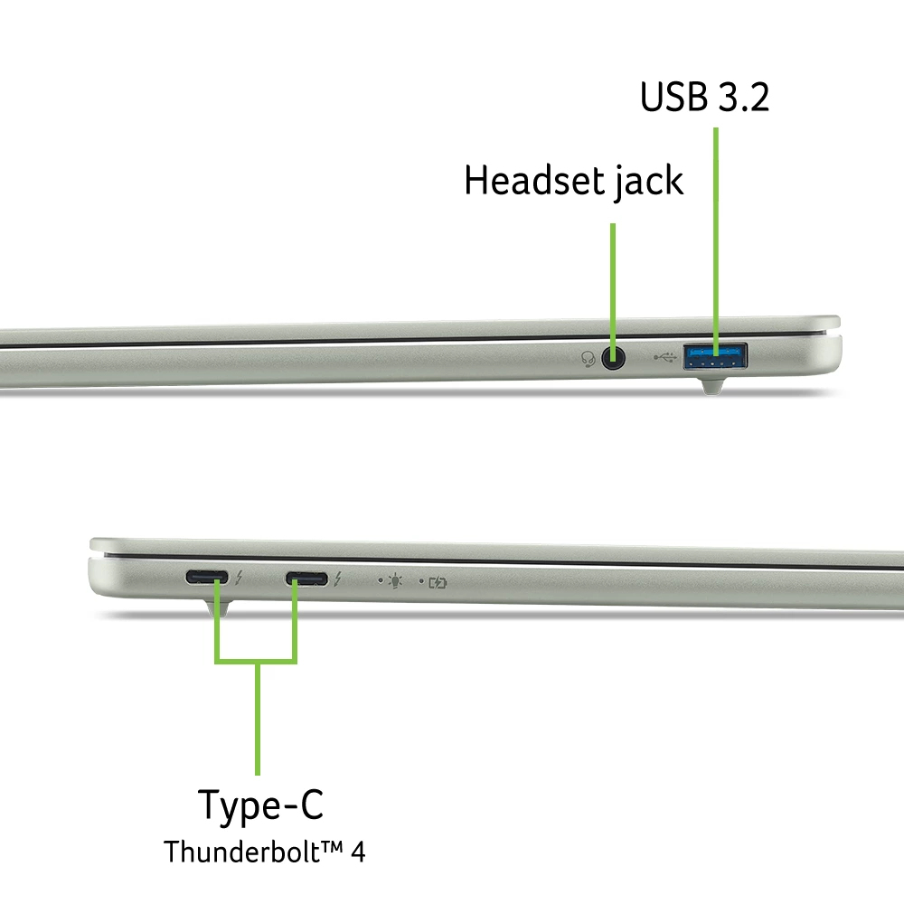 Acer Swift Air 14 SFA14-I31 - 180°-Scharnierdesign - Intel Core 5 320 / 1.5 GHz - Win 11 Home - Inte