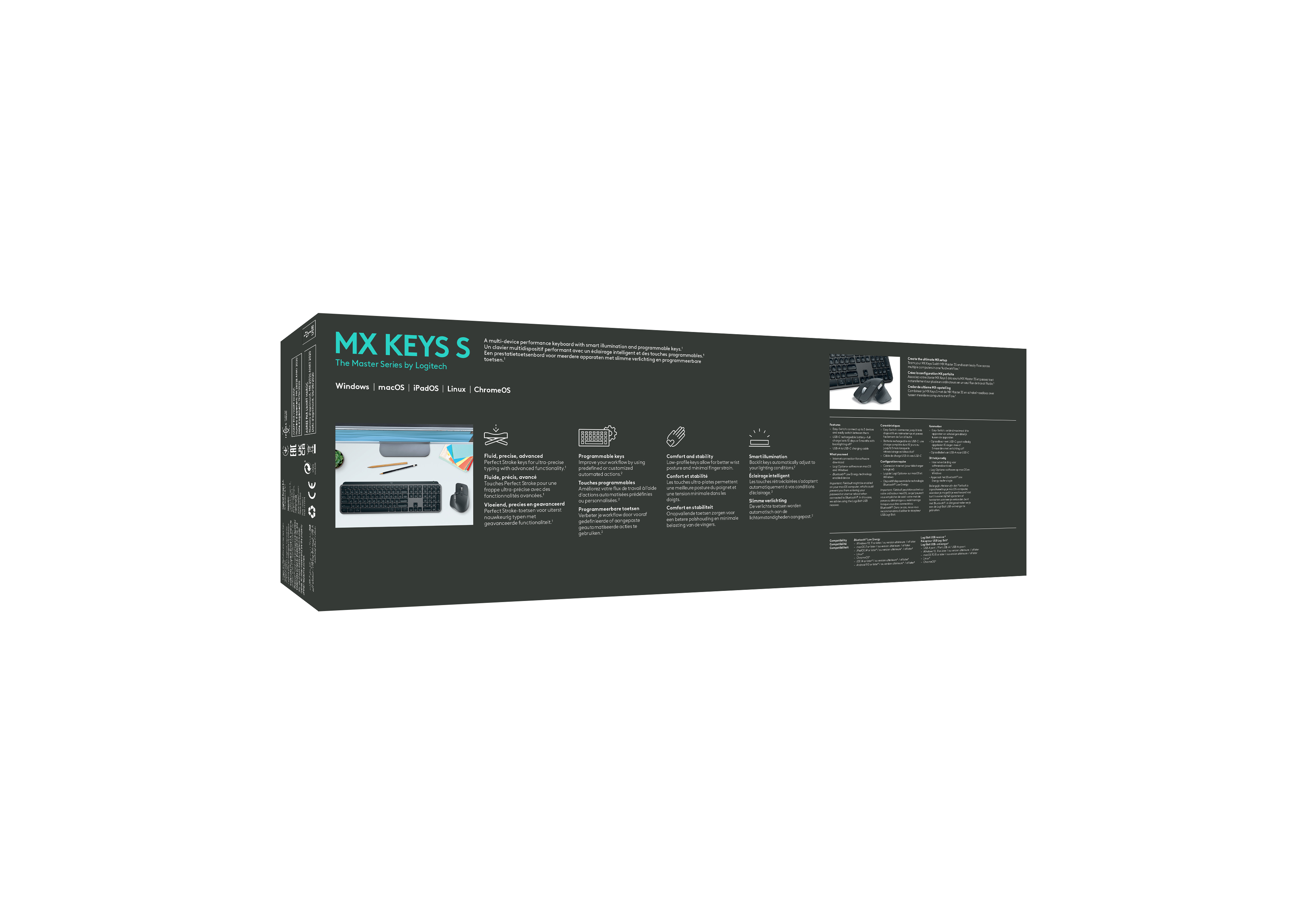 Logitech MX Keys S - Tastatur - hinterleuchtet