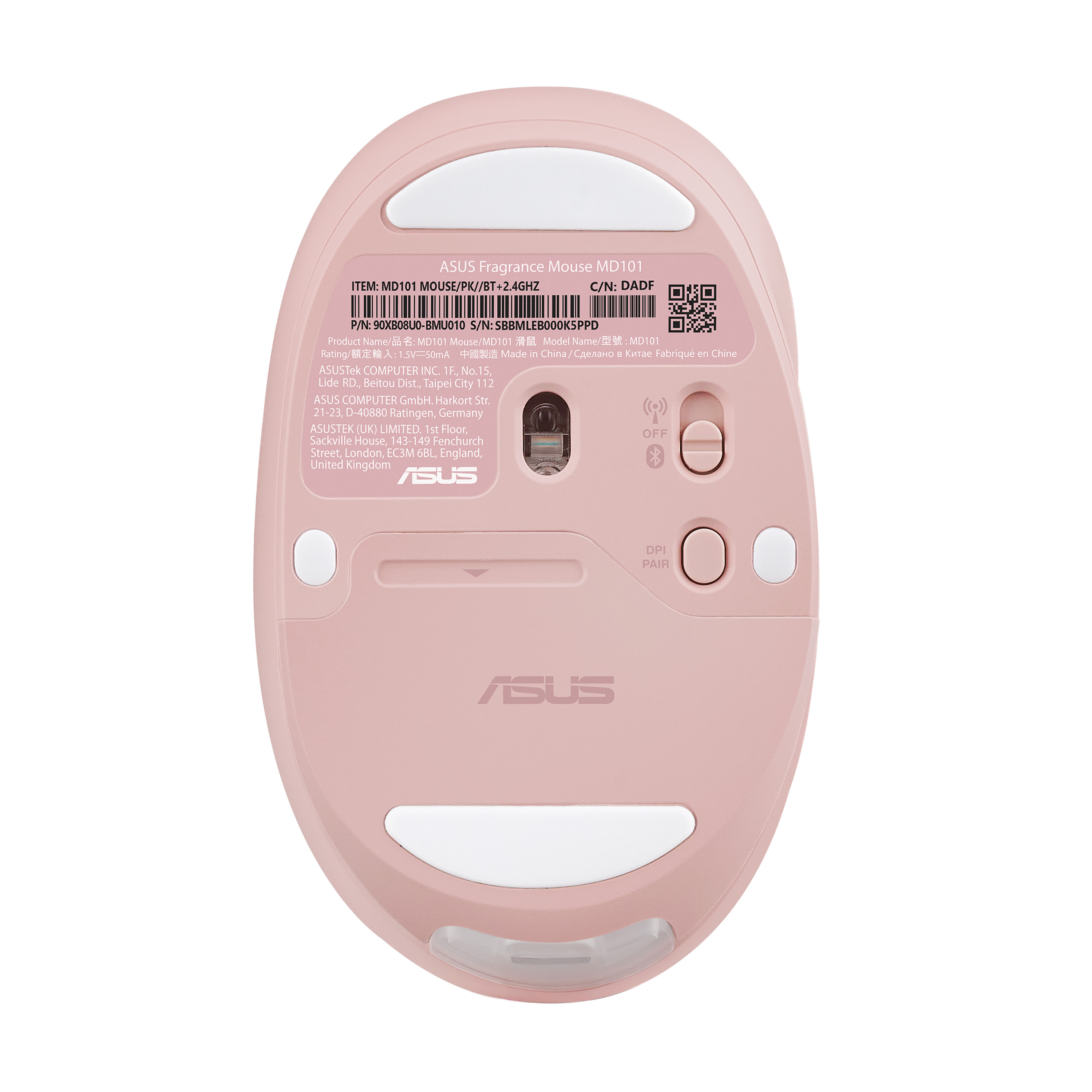 ASUS Fragrance MD101 - Maus - optisch - 4 Tasten