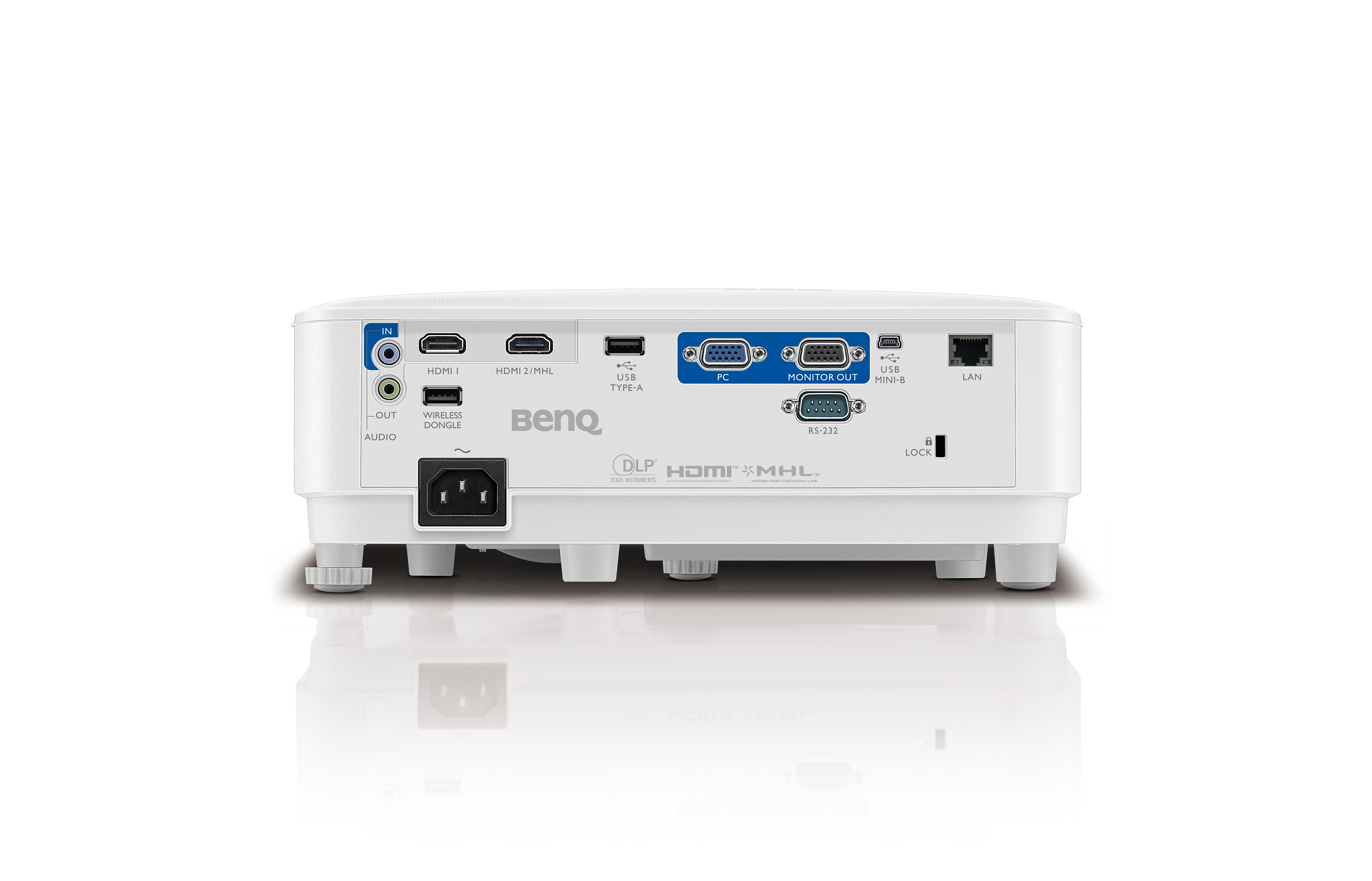 BenQ MH733 - DLP-Projektor - tragbar - 3D - 4000 ANSI-Lumen - Full HD (1920 x 1080)