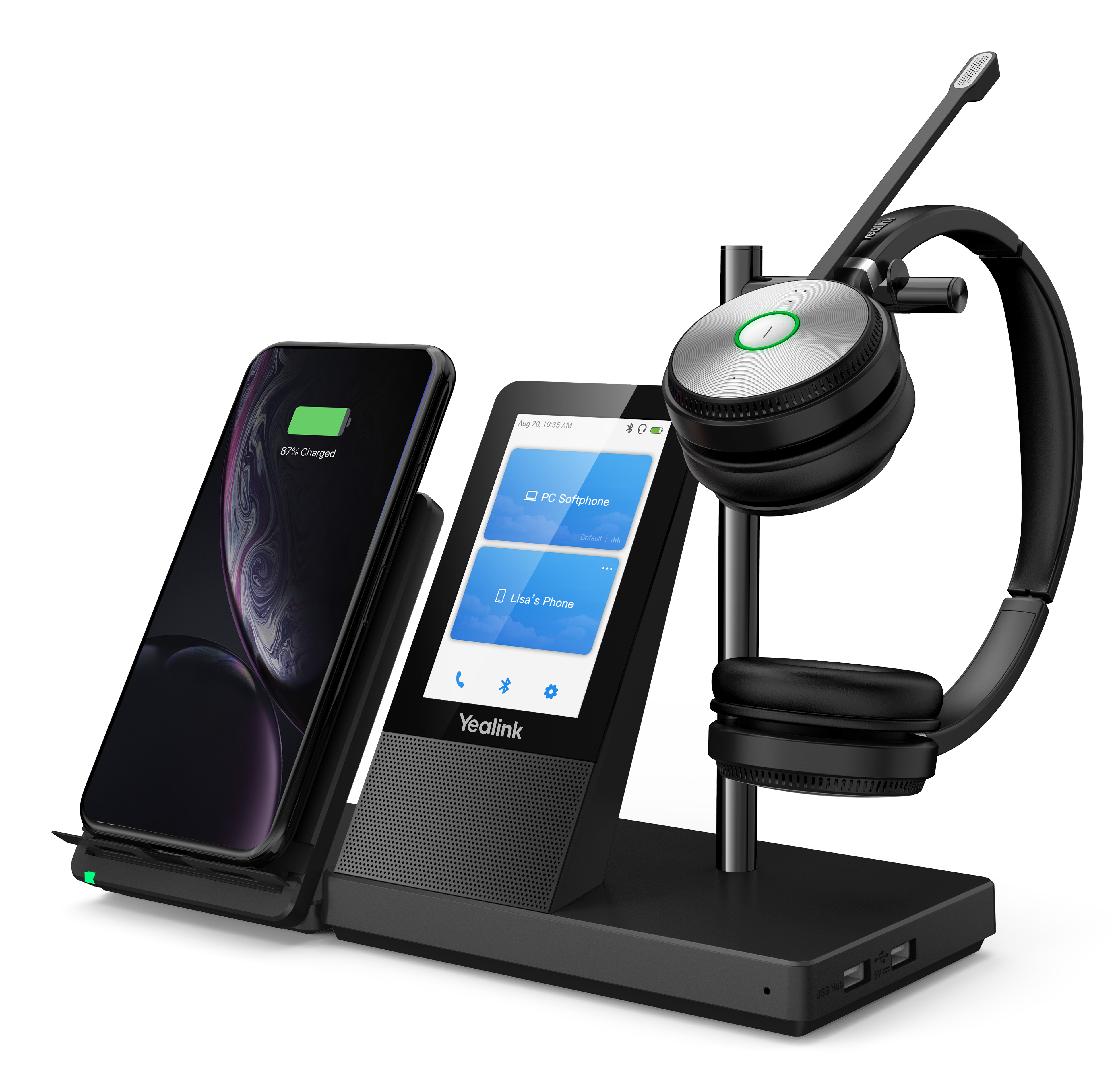Yealink WH66 Dual - Headset - On-Ear - DECT
