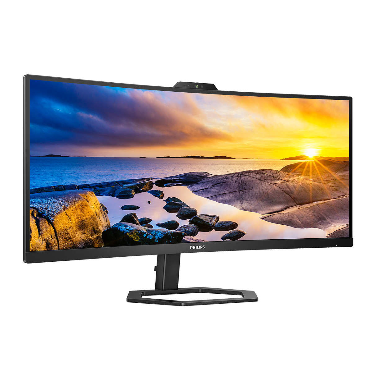 Philips 34E1C5600HE Curved-Monitor 86.36cm (34"), UWQHD, VA, 4ms, HDMI, Displayport, USB-C