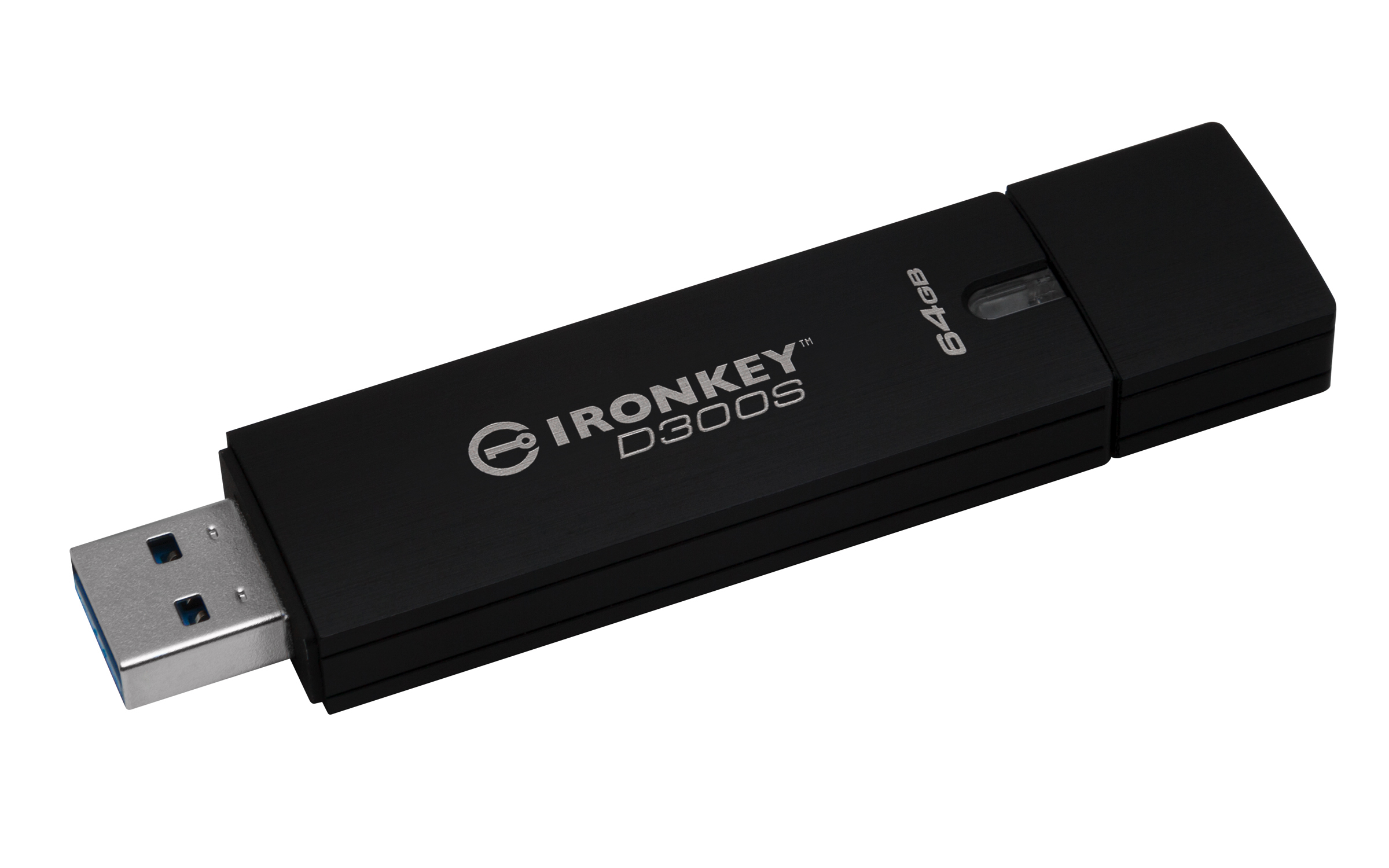 Kingston IronKey 64GB D300S AES 256 XTS verschlüsselter USB-Stick, 64 GB, USB Typ-A, 3.2 Gen 1 (3.1