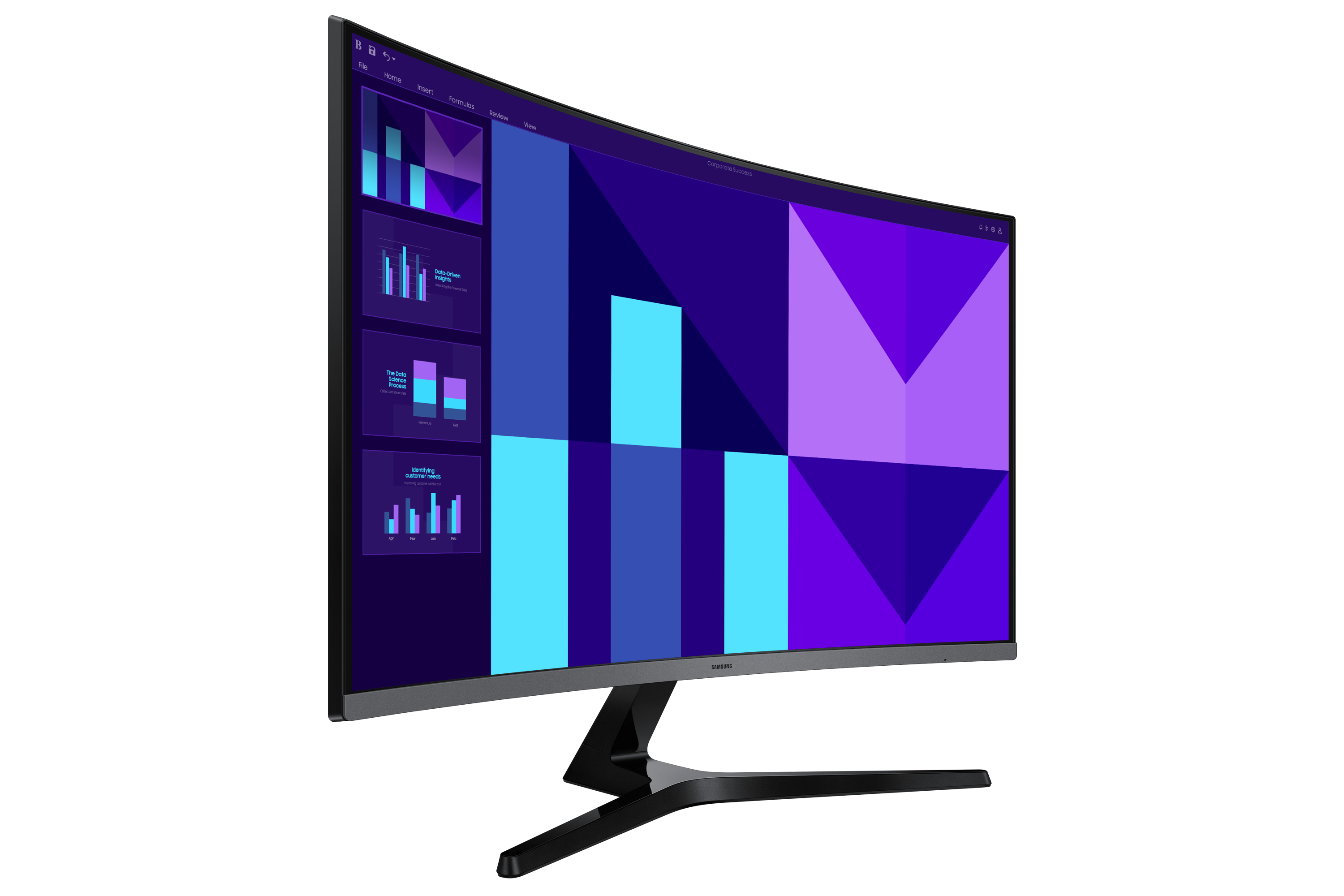 B-WARE - Samsung Essential S3 S32D396GAU Curved-Monitor 81.3cm (32") Full HD, VA, 4ms, HDMI, VGA