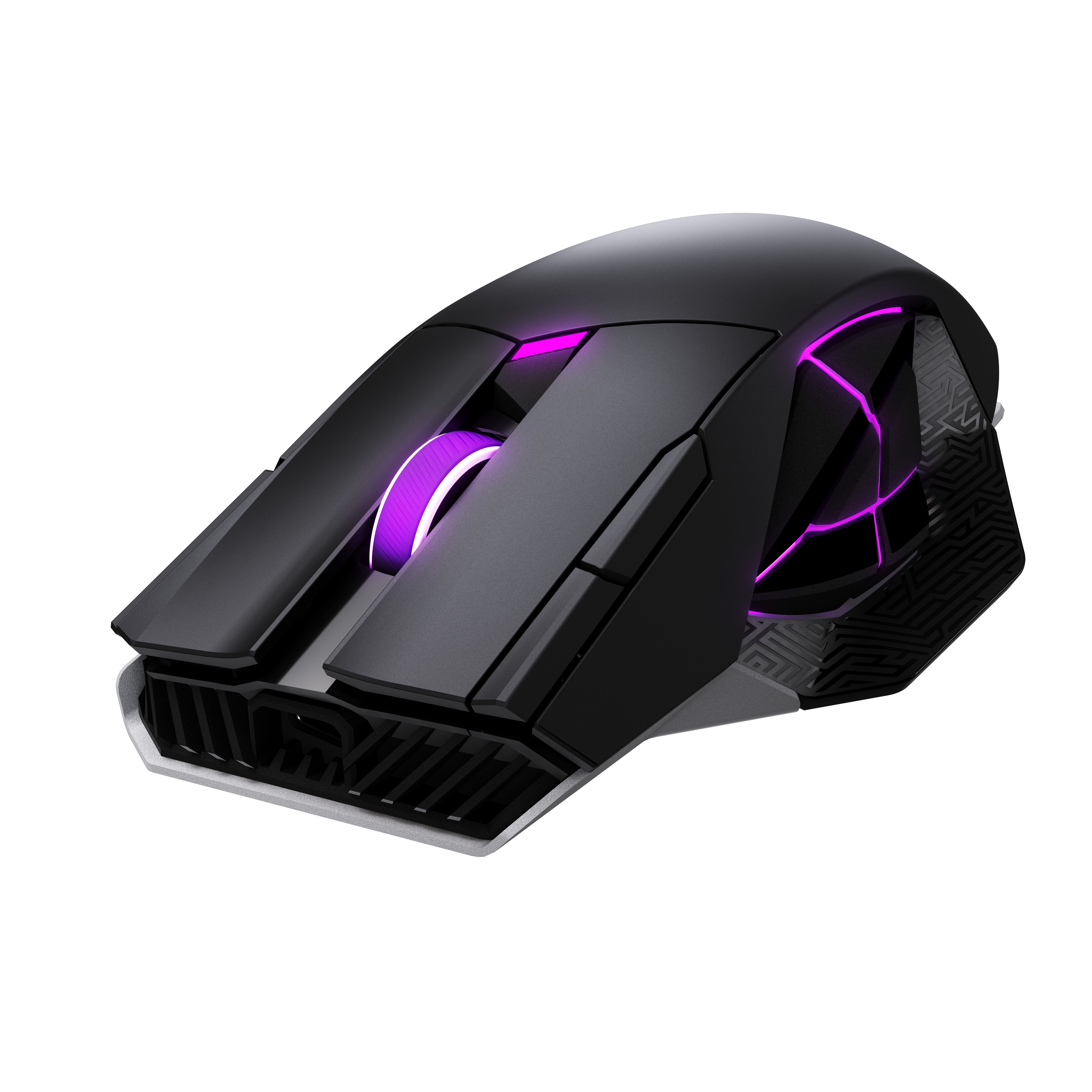 ASUS ROG Spatha X 65K, Rechts, Optisch, RF Wireless + Bluetooth + USB Type-A, 65000 DPI, Schwarz