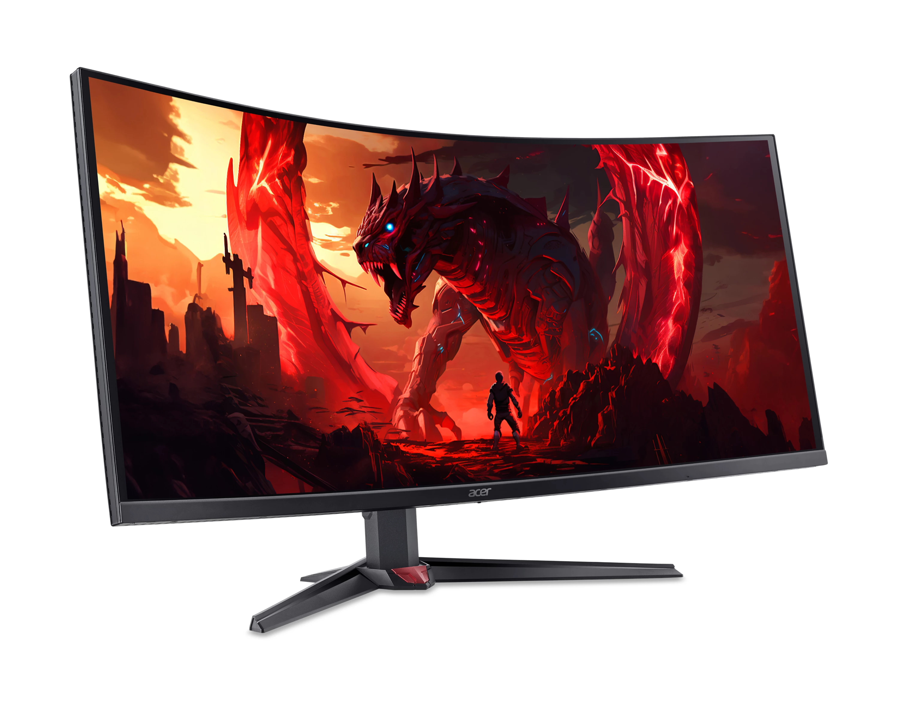 Acer Nitro XZ3 Nitro XZ403CKRbmiiphuzx, 100,8 cm (39.7"), 5120 x 2160 Pixel, WUHD, LED, 1 ms, Schwar