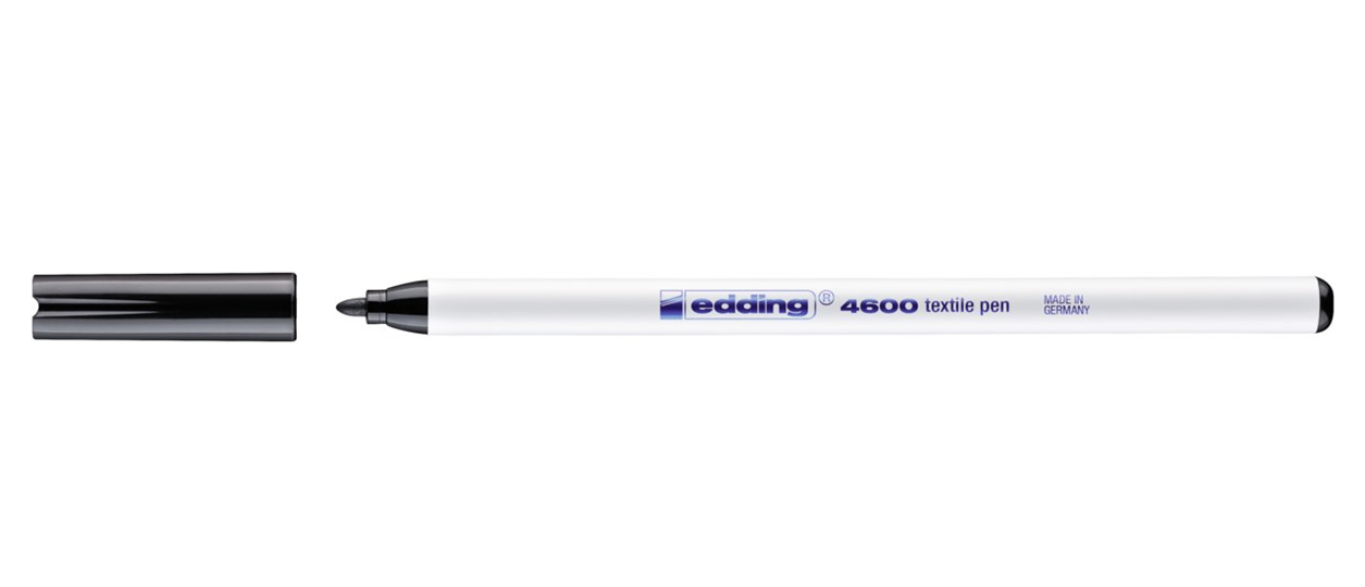 EDDING 4600 Textilmarker schwarz 1.0 mm 1 St.