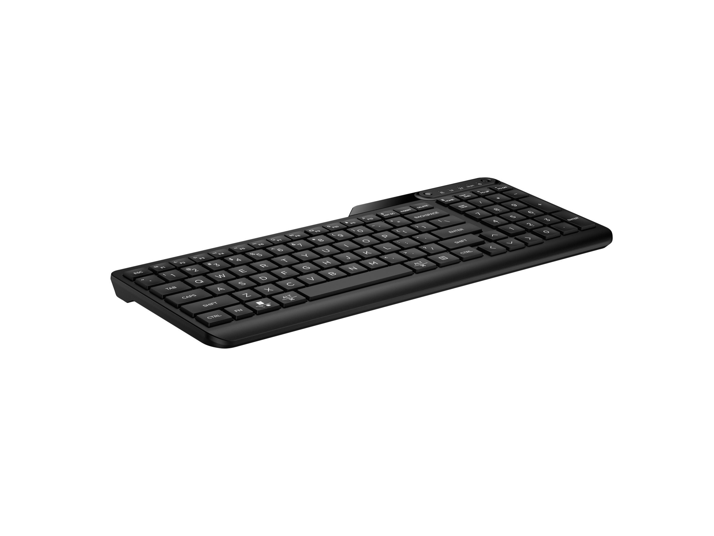 HP 475 - Tastatur - Dual-Mode, Multi-Device, 2-Zonen-Layout, geringer Tastenhub, 12 programmierbare