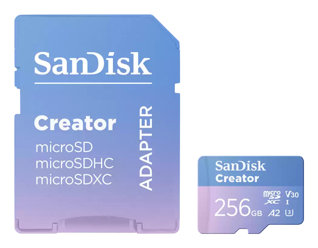 SanDisk Creator - Flash-Speicherkarte (microSDXC-an-SD-Adapter