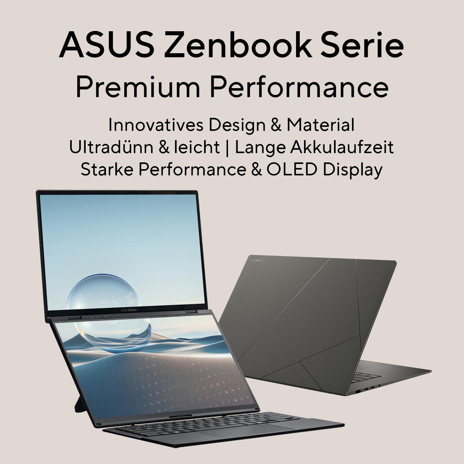 ASUS Zenbook 14 OLED UM3406GA-QD184W, 14" WUXGA, Ryzen AI 7 445, 32GB, 1TB SSD, Win11