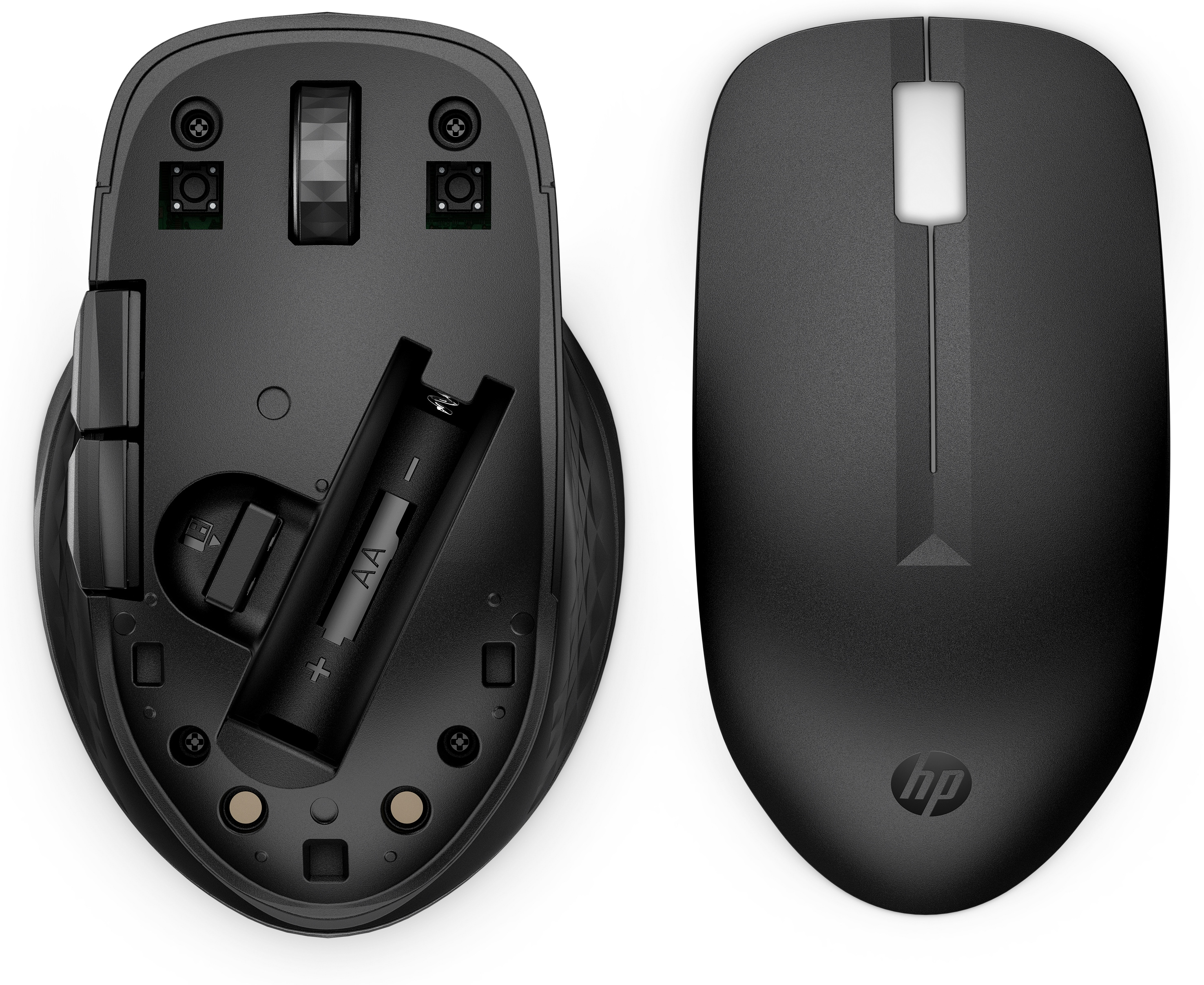 HP 435 - Maus - ergonomisch - 5 Tasten - kabellos
